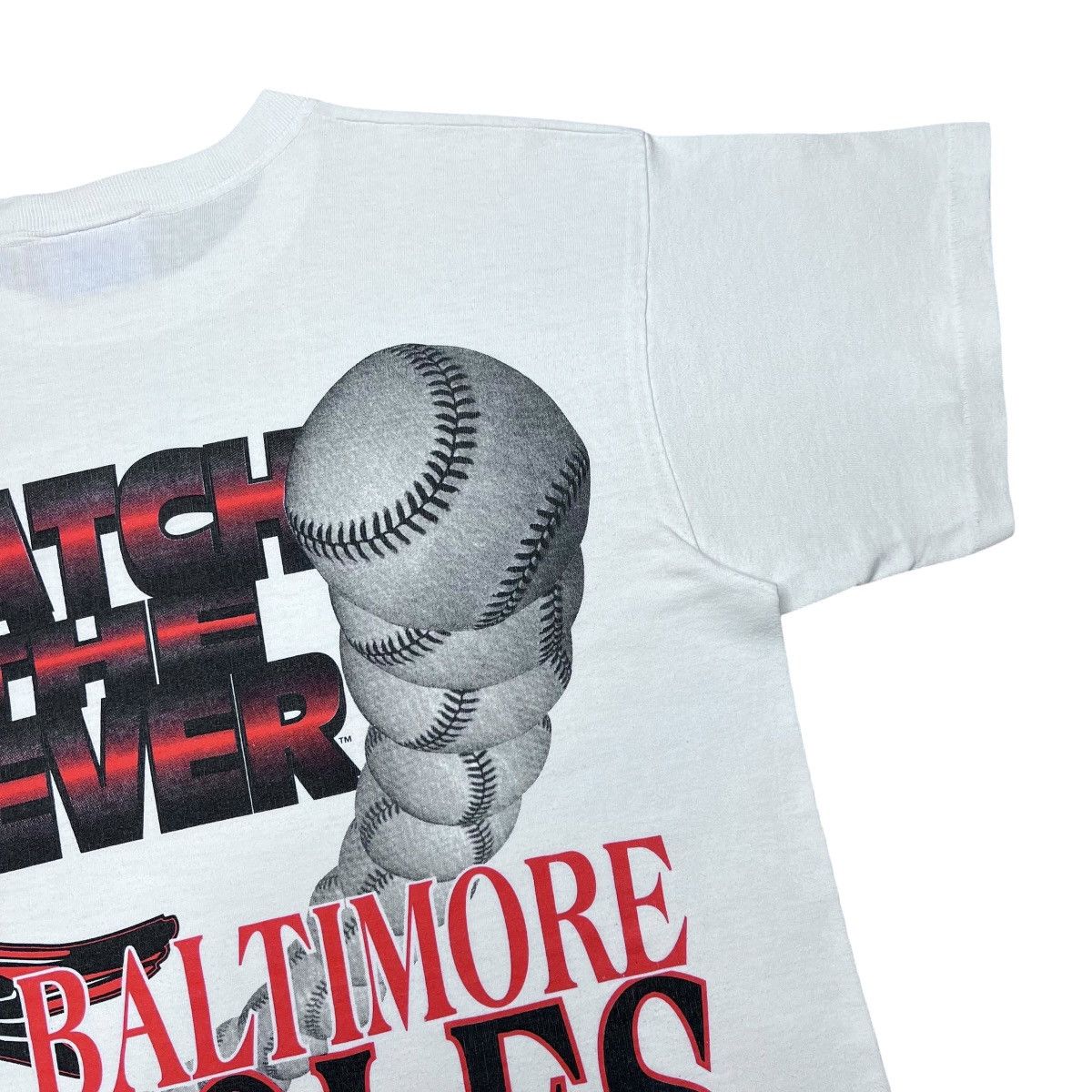 The Game 1994 MLB Baltimore Orioles Catch The Fever The Game T-Shirt Size US M / EU 48-50 / 2 - 14 Thumbnail