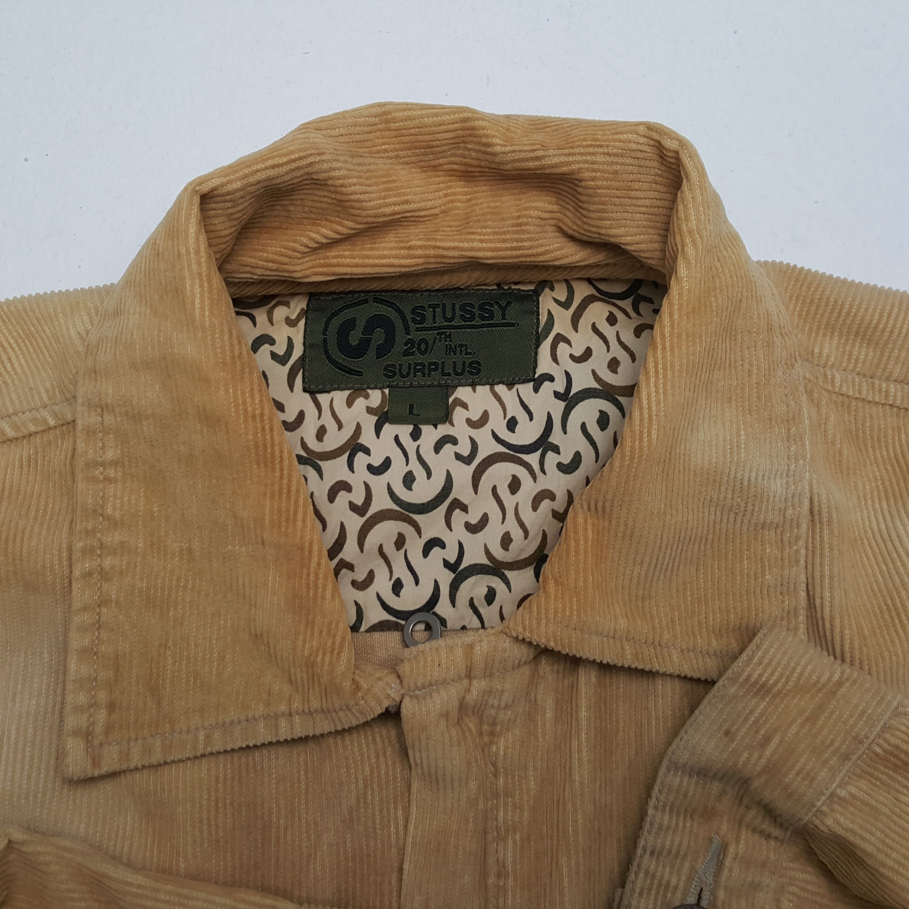 Stussy × Vintage STUSSY Streetwear Fashion Style Custom Art Velvet Jacket Size US L / EU 52-54 / 3 - 11 Thumbnail