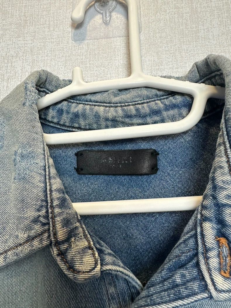 Amiri Amiri blue denim jacket Size US L / EU 52-54 / 3 - 3 Thumbnail