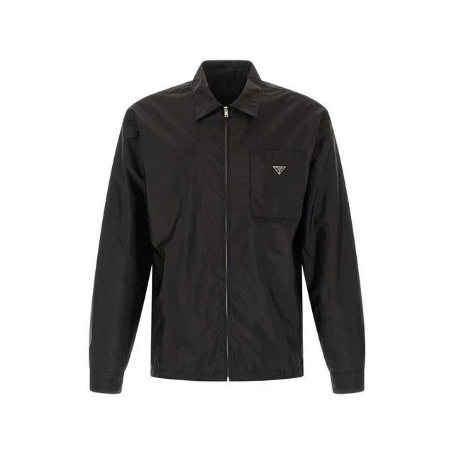 PRADA Black Re-Nylon Shirt New And Authentic (Men's size:XL;