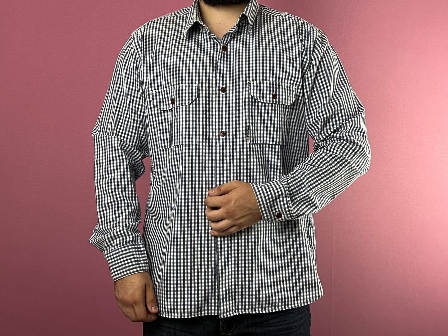 Barbour × Vintage Barbour International Vintage Men's Check Shirt - XXL Size US XXL / EU 58 / 5 - 3 Thumbnail