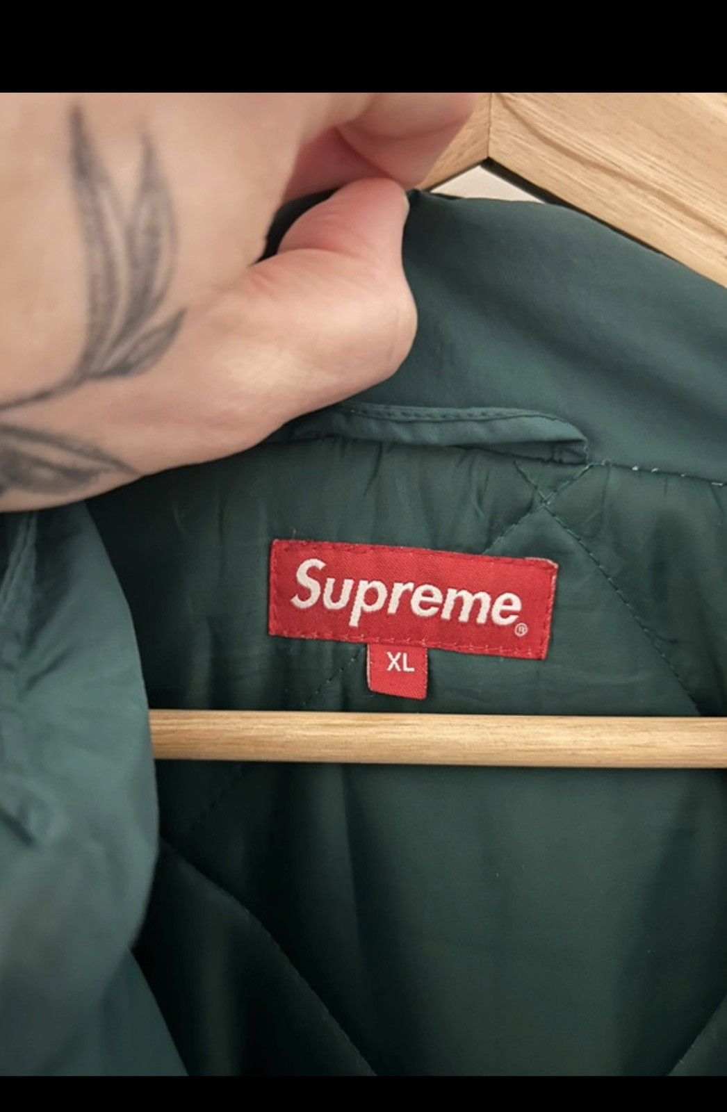 Supreme Supreme pinstripe parka green XL Size US XL / EU 56 / 4 - 3 Thumbnail