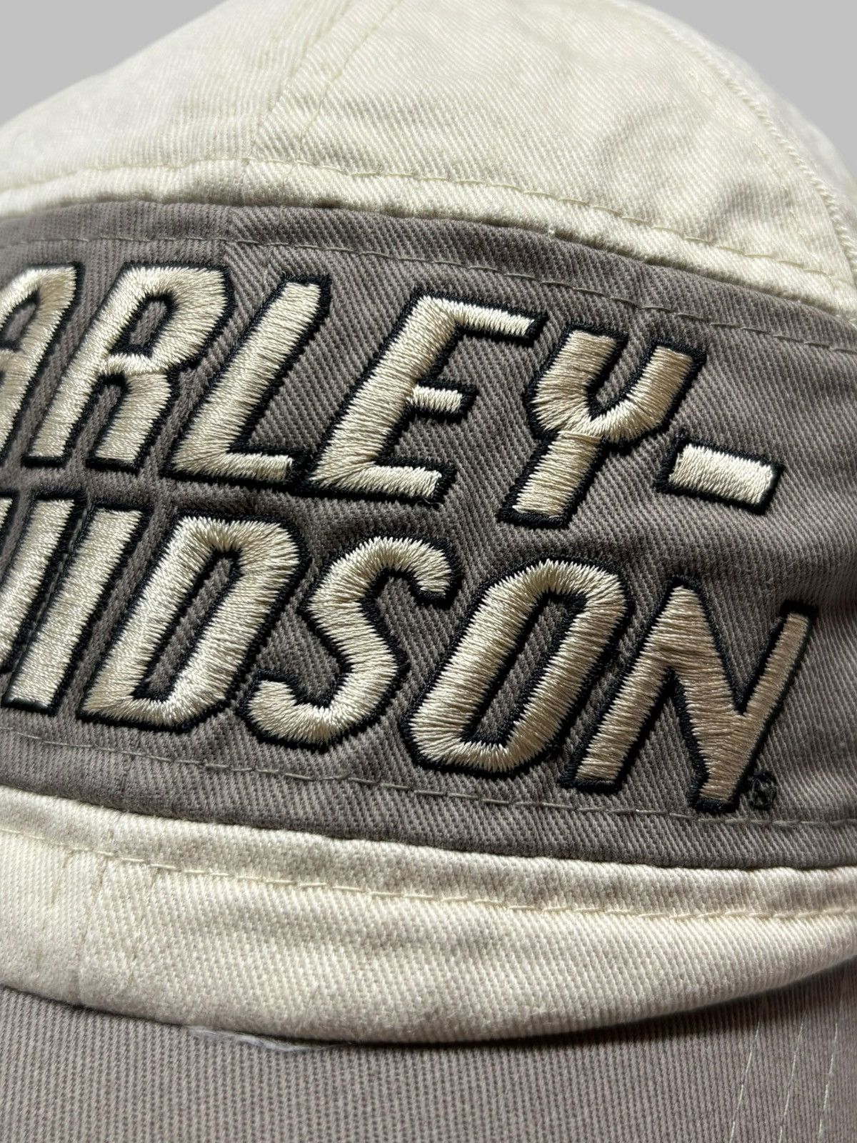 Harley Davidson 🔥 VINTAGE HARLEY DAVIDSON 00s RARE SPELLOUT LOGO HAT CAP Size ONE SIZE - 6 Thumbnail