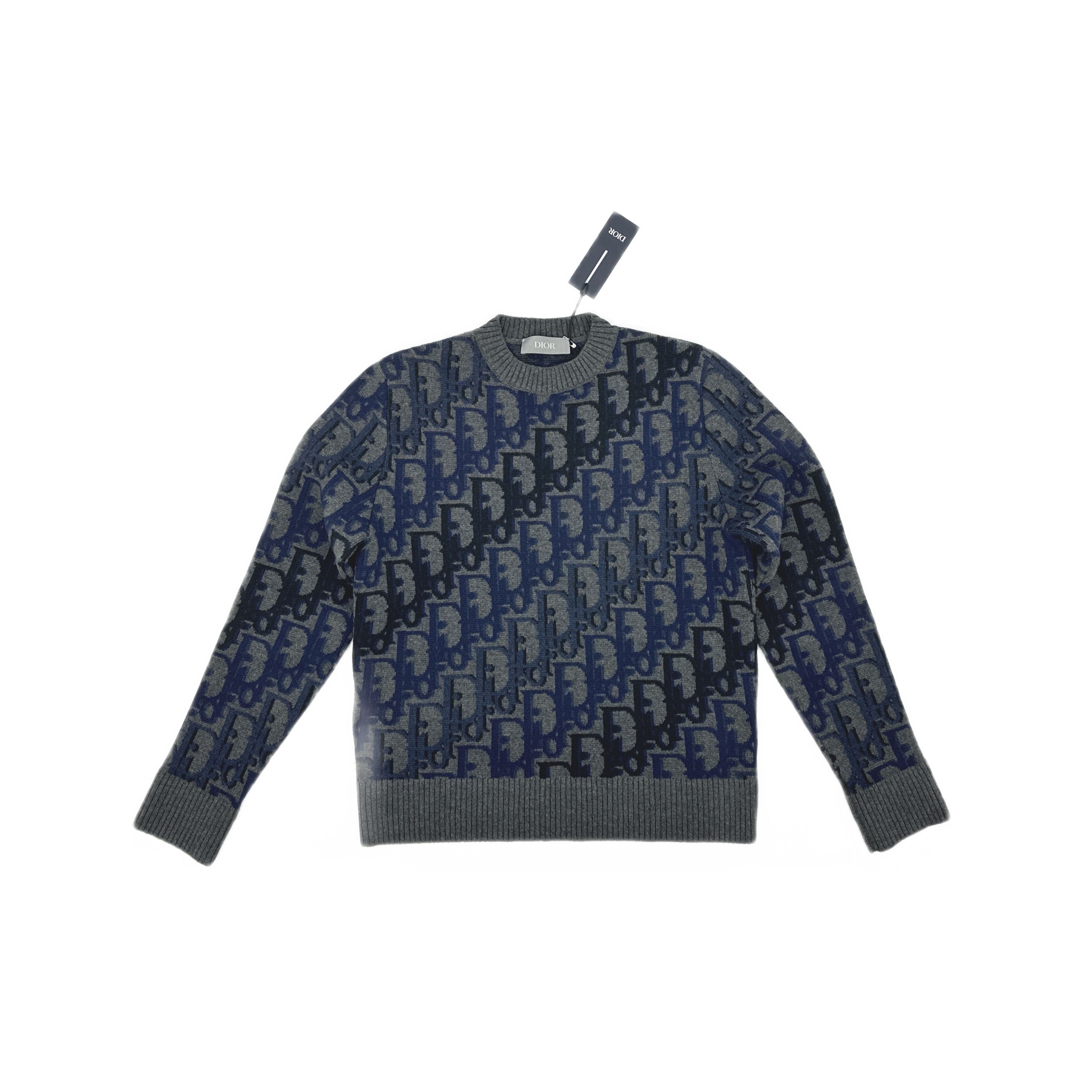 Dior Dior Oblique Jacquard Sweater Size M Size US M / EU 48-50 / 2 - 1 Thumbnail