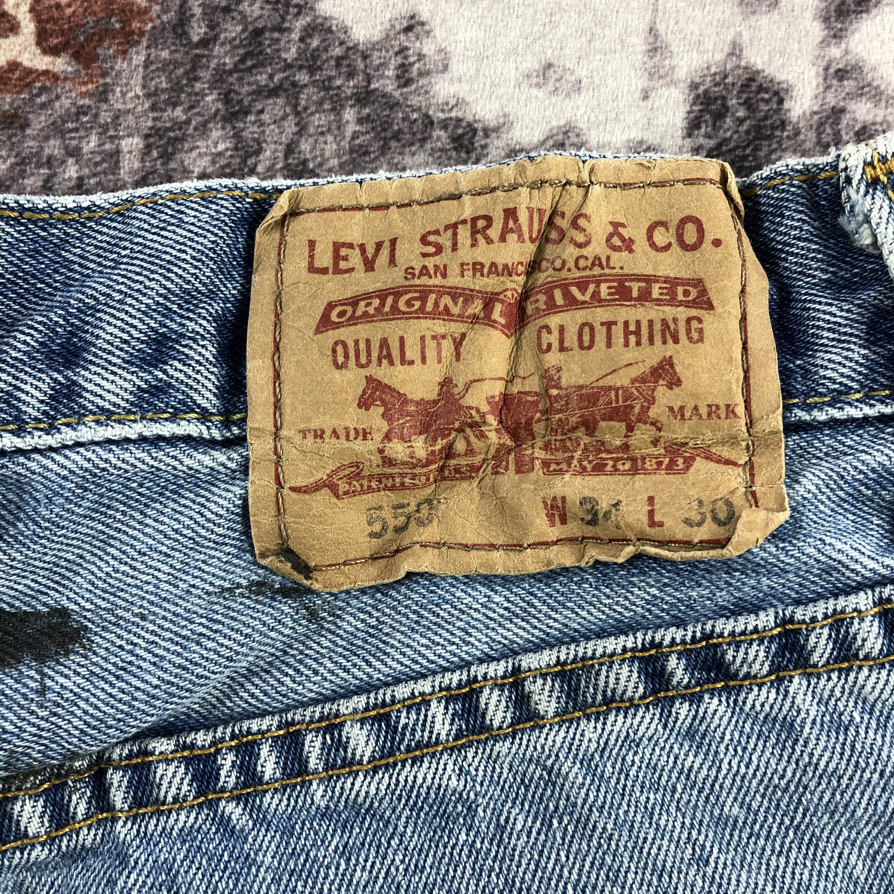 Levi's × Vintage Vintage Blue Wash Levis 550 Jeans-JM2995 Size US 33 - 7 Thumbnail