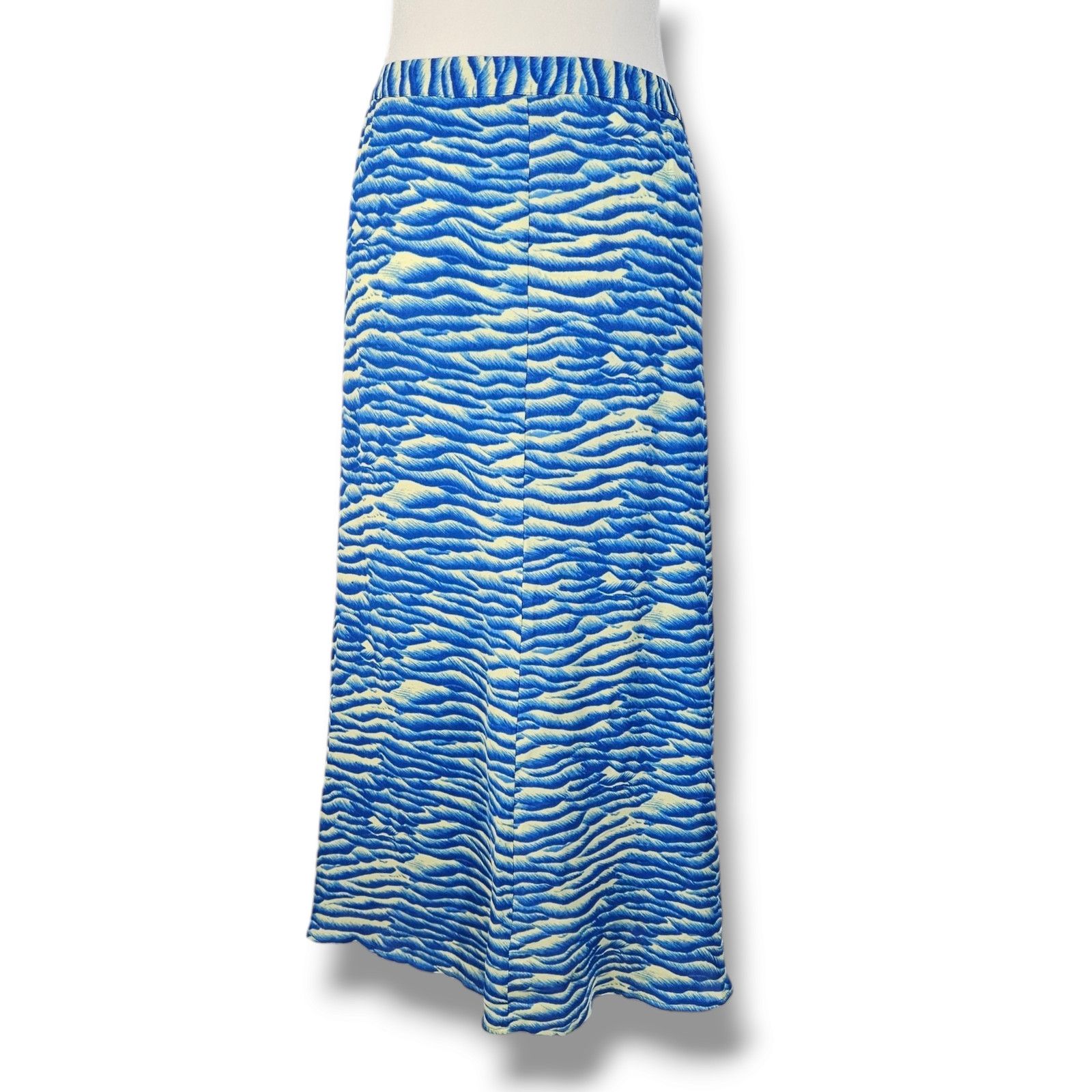 Whistles NWT Whistles Seafoam Button Midi Skirt Sz. 12 Blue Multi Size 34" / US 12 / IT 48 - 4 Thumbnail
