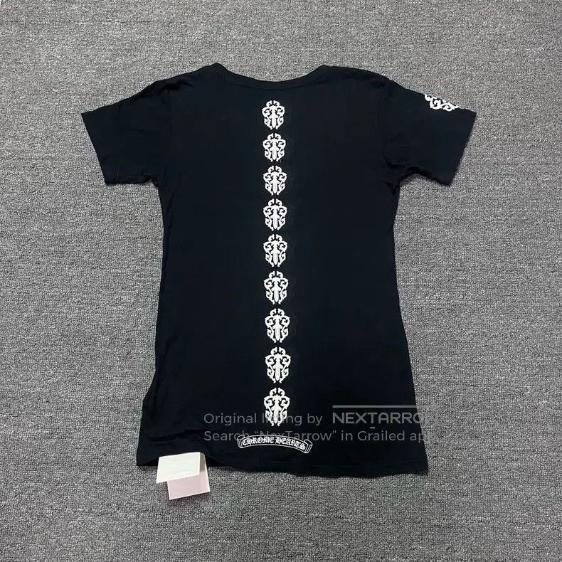 Chrome Hearts CHROME HEARTS Size S V-neck short-sleeved T-shirt with blac Size US S / EU 44-46 / 1 - 2 Thumbnail