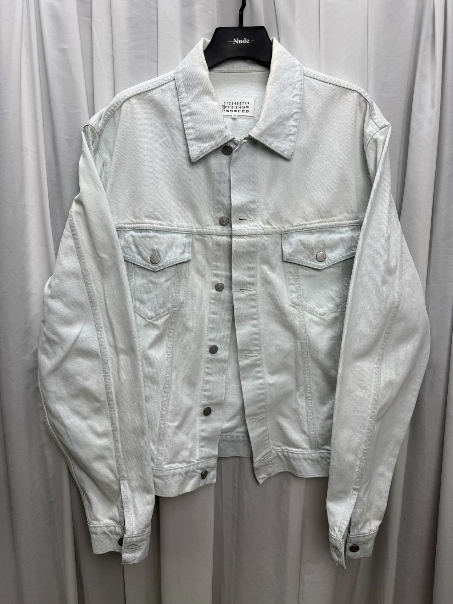 Maison Margiela MAISON MARGIELA 20SS Painted Washed Denim Jacket Size US L / EU 52-54 / 3 - 1 Thumbnail