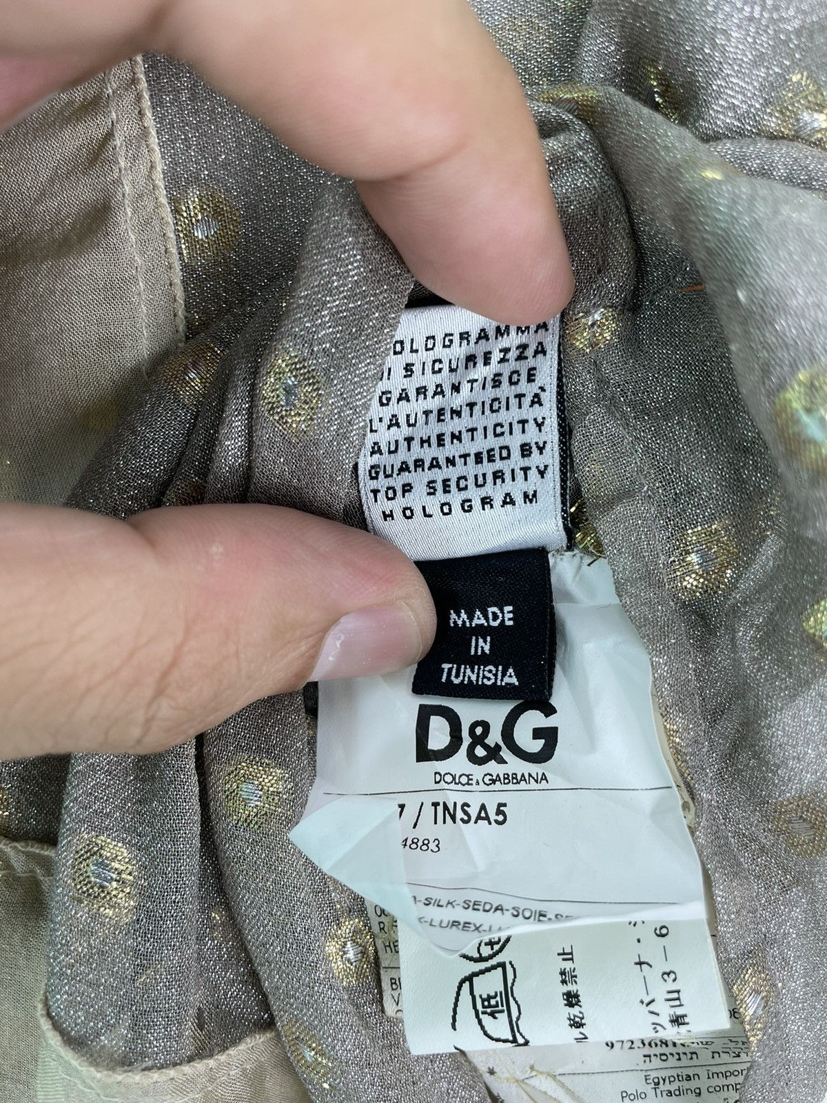 Dolce & Gabbana Dolce and Gabbana D&G polka dot silk blouse shirts Size XS / US 0-2 / IT 36-38 - 9 Thumbnail