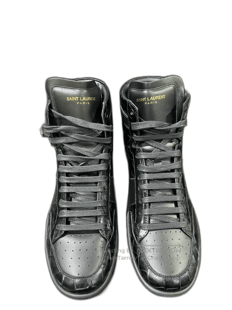 Yves Saint Laurent saint laurent. Alligator print size 40 high. Size US 7 / EU 40 - 1 Thumbnail