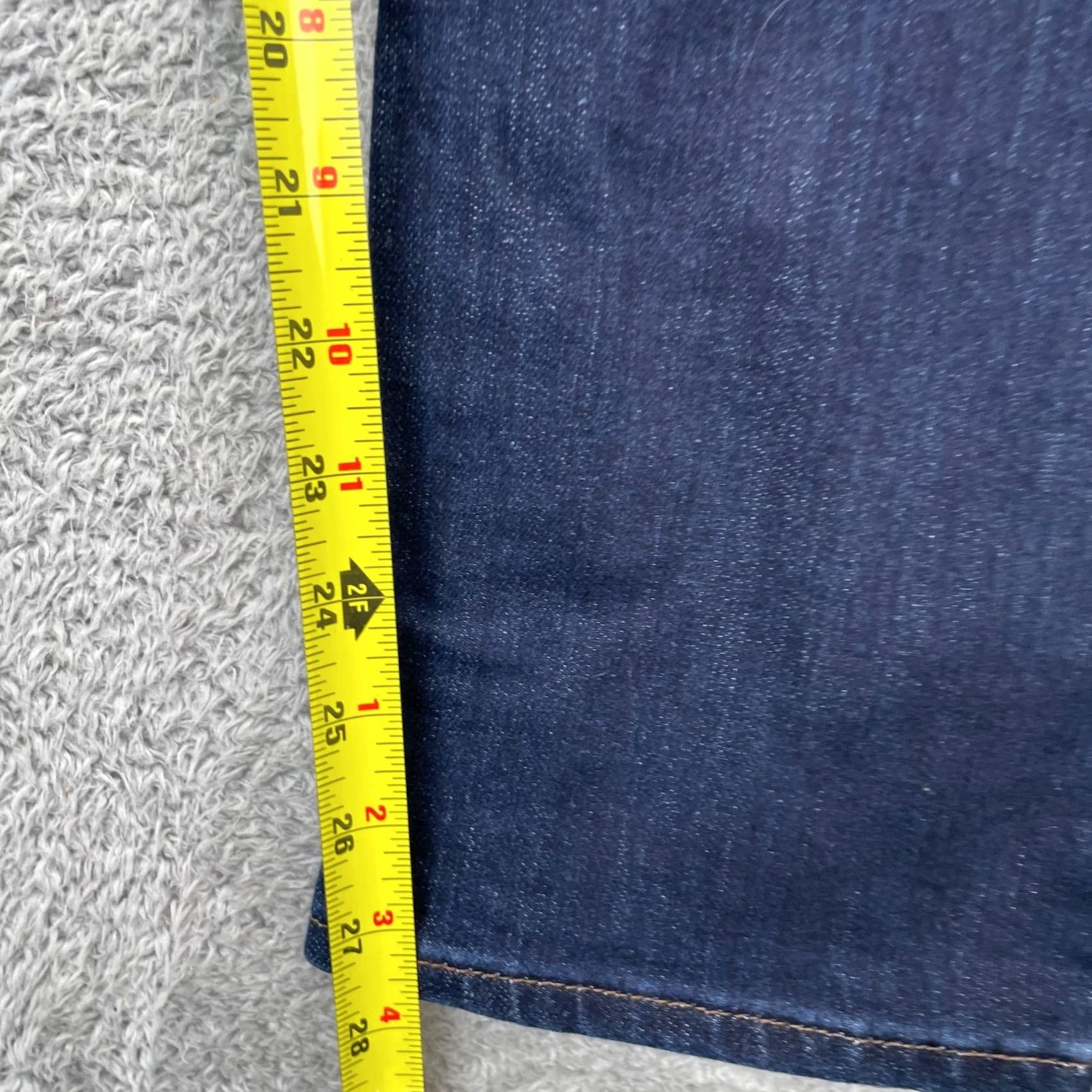 Lee Lee Jeans Womens 10 Blue Straight Leg Regular Fit Mid Rise Denim Cotton Stretch Jeans 5-Pocket Gray? Size 32" / US 10 / IT 46 - 7 Thumbnail