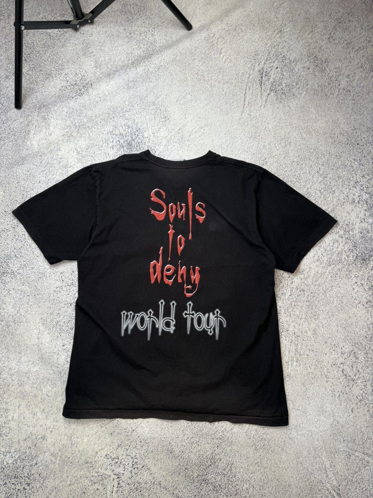Vintage SUFFOCATION Evil Lies Death Denied Tshirt Souls To Deny 2005 Size US L / EU 52-54 / 3 - 21 Thumbnail