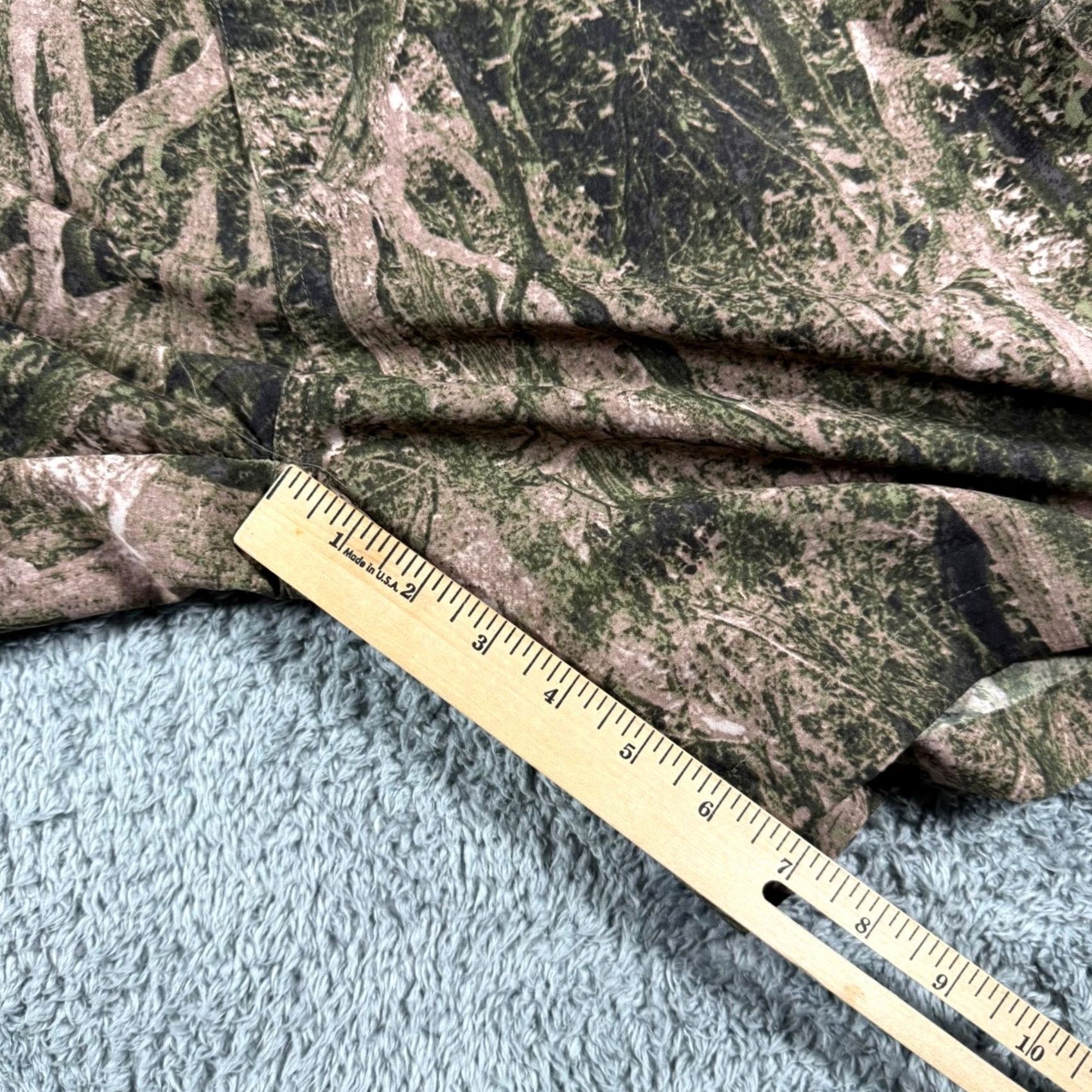 Vintage Mens XL Camouflage Cargo Shorts Performance Fishing Ripstop Elastic Waist Size US 36 / EU 52 - 5 Thumbnail
