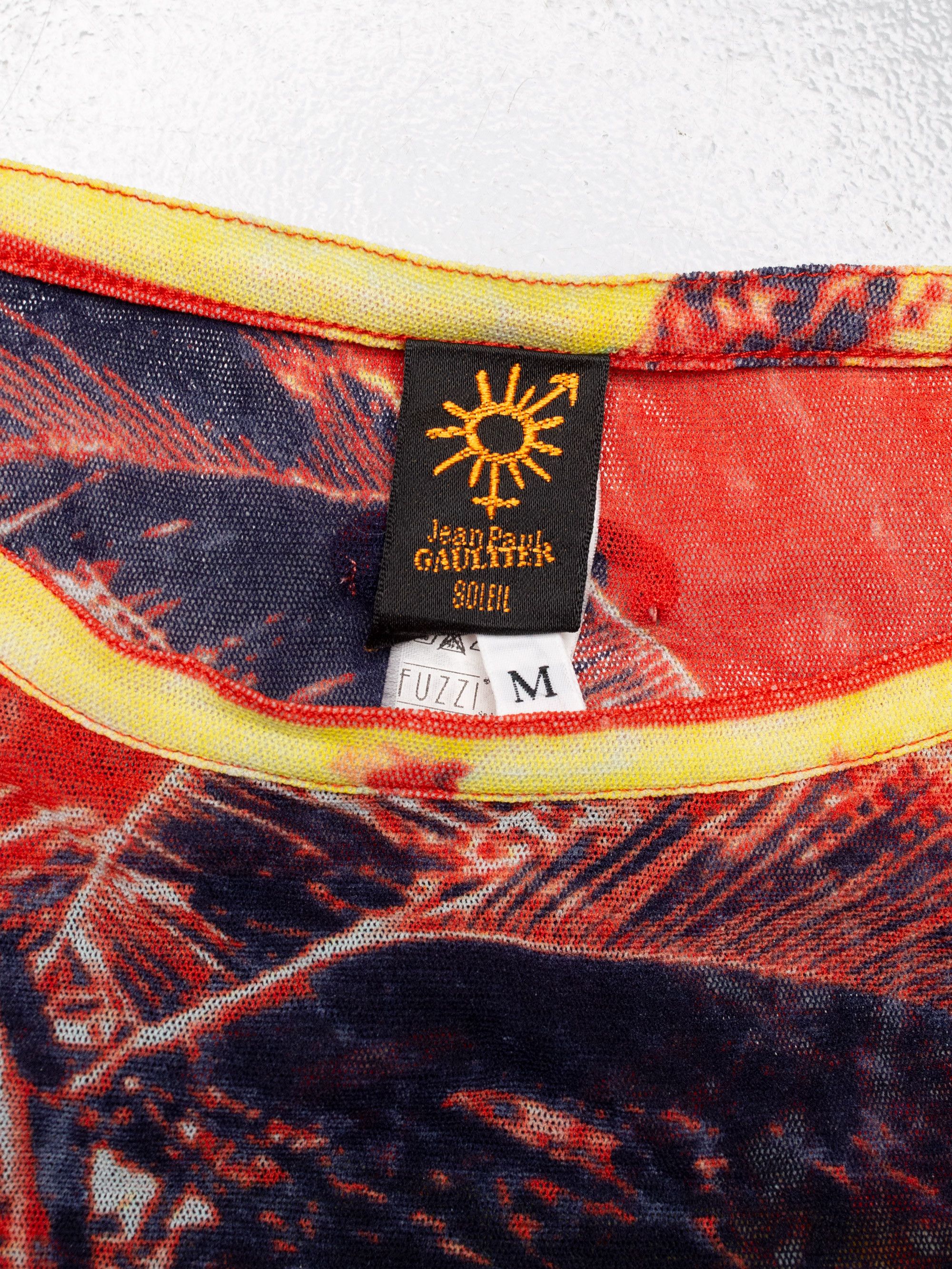 Jean Paul Gaultier vintage Jean Paul Gaultier Soleil palm trees mesh top Size M / US 6-8 / IT 42-44 - 9 Thumbnail