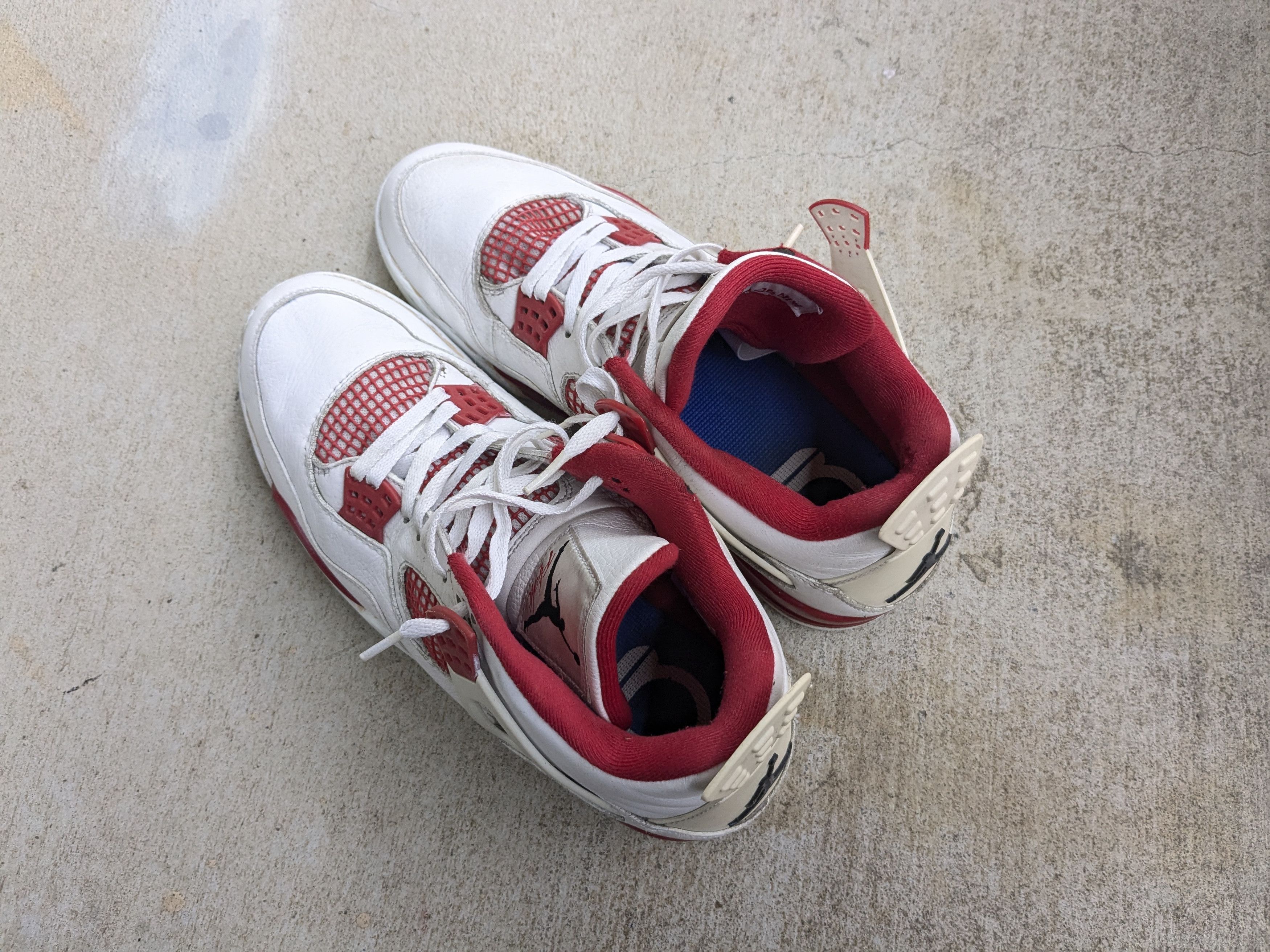 Jordan Brand Nike Air Jordan 4 Alternate 89 11 White Red 308497-106 Red Size US 11 / EU 44 - 16 Thumbnail