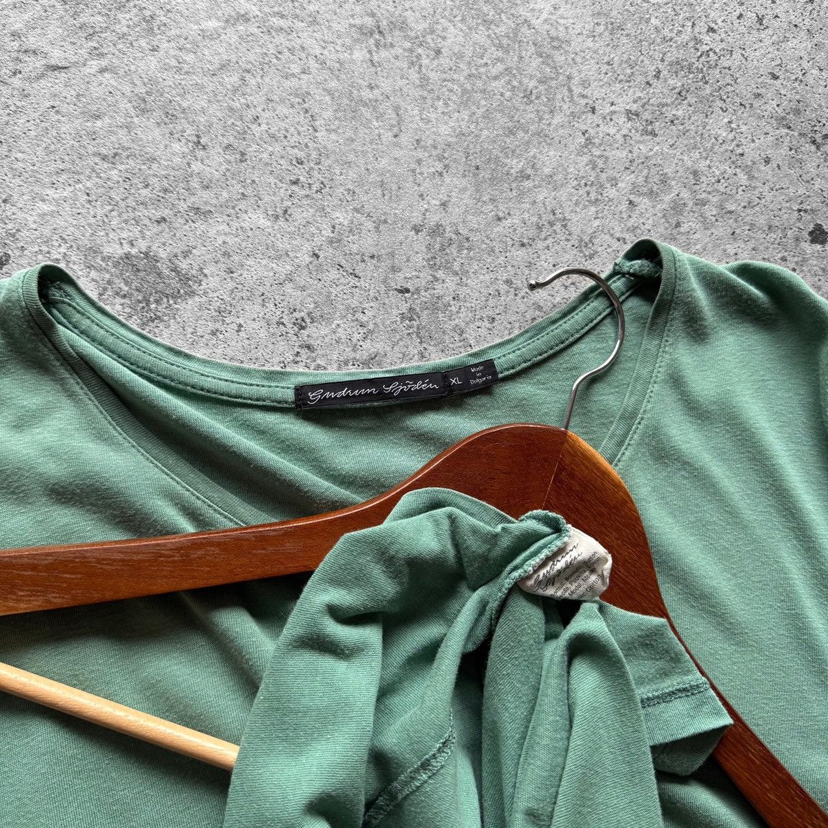 Gudrun Sjoden × Vintage Gudrun Sjoden Womens Teal Organic Cotton Dress Pockets Size XL / US 12-14 / IT 48-50 - 3 Thumbnail