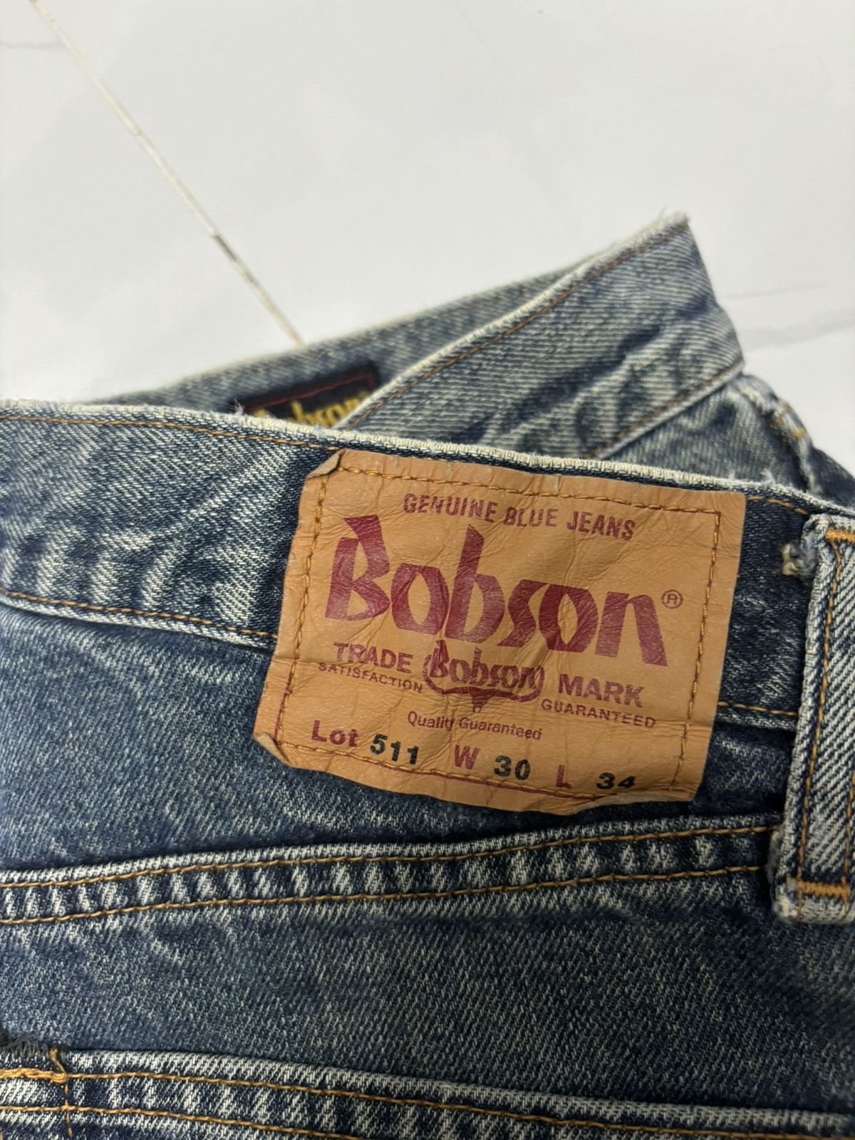 Japanese Brand VINTAGE JAPANESE BOBSON WIDE BAGGY JEANS Size US 29 - 10 Thumbnail