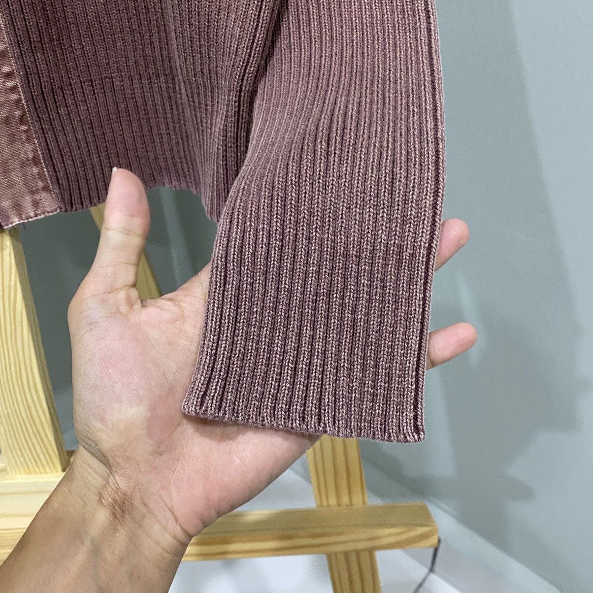 Kansai Yamamoto Kansai Jeans Ribbed Knit Zip Sweater Archive Y2K Japanese Size US S / EU 44-46 / 1 - 6 Thumbnail