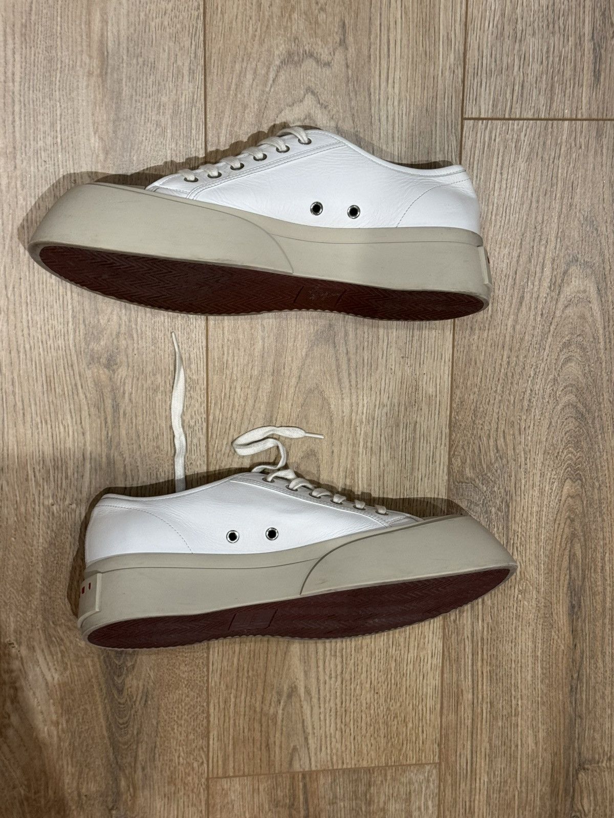 Marni Marni Pablo Leather Sneakers Size US 12 / EU 45 - 4 Thumbnail