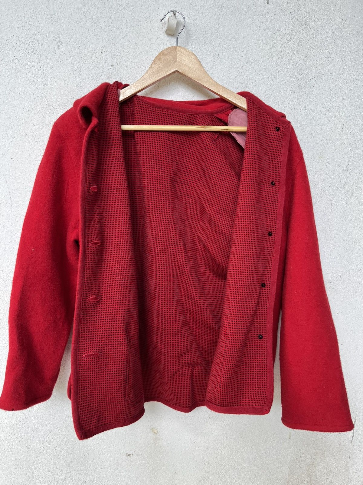 Vintage 💥Offer Me💥 Vintage 80s Wool Jackets Size M / US 6-8 / IT 42-44 - 12 Thumbnail