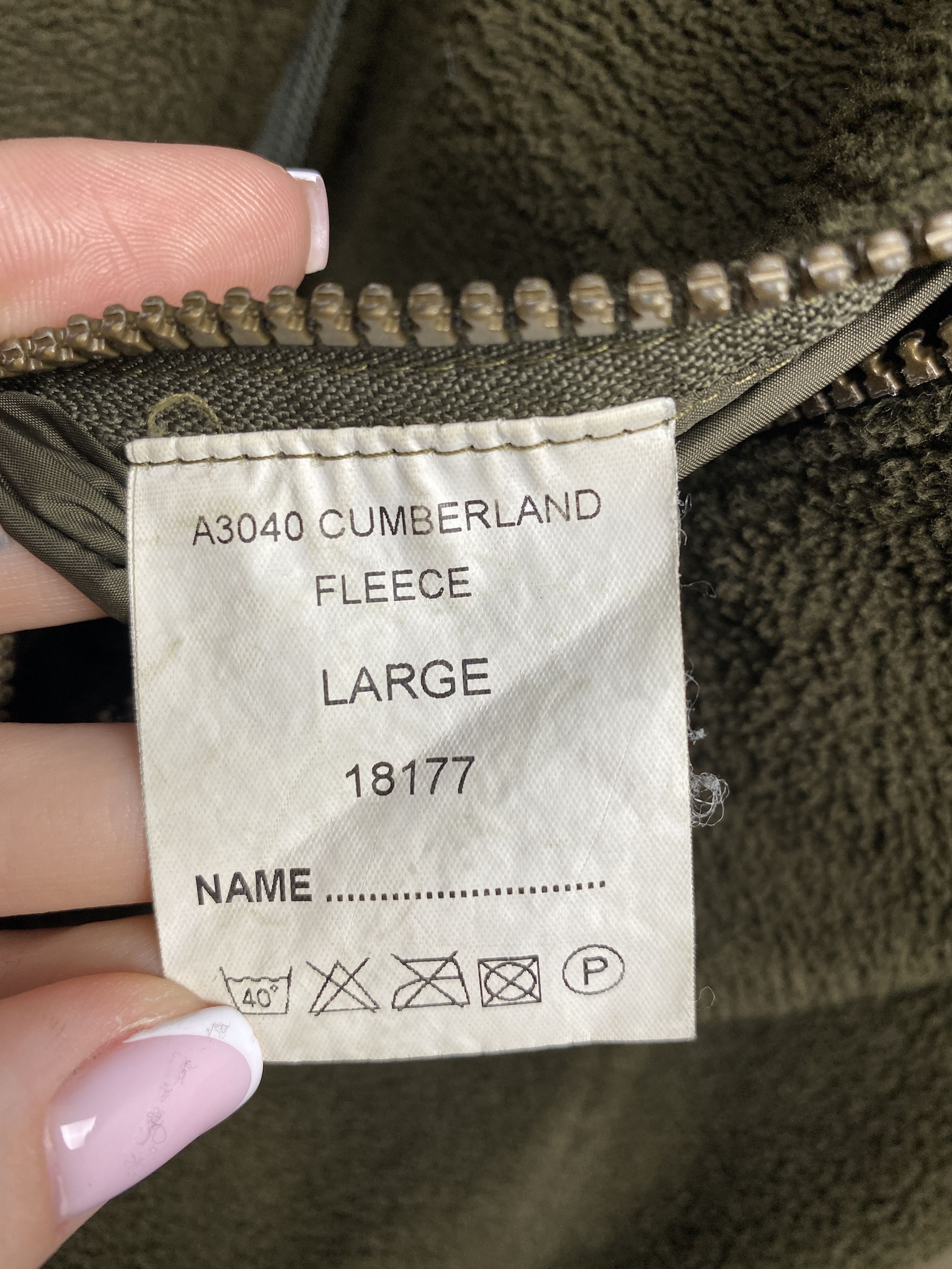 Barbour × Vintage Barbour Vintage Mens Cumberland Fleece Jacket Size US L / EU 52-54 / 3 - 6 Thumbnail