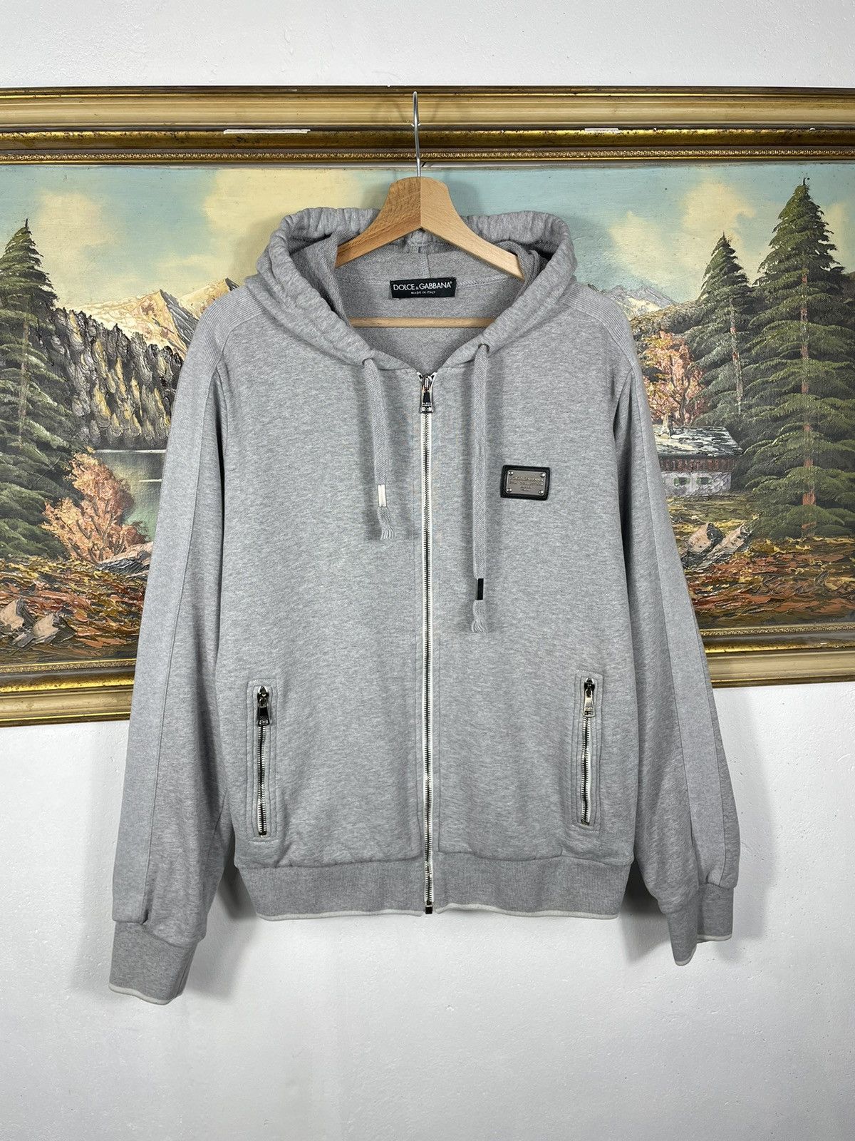 Dolce & Gabbana × Vintage Dolce&Gabbana Zip Sweatshirt Old Money Designer High End Size US M / EU 48-50 / 2 - 1 Thumbnail