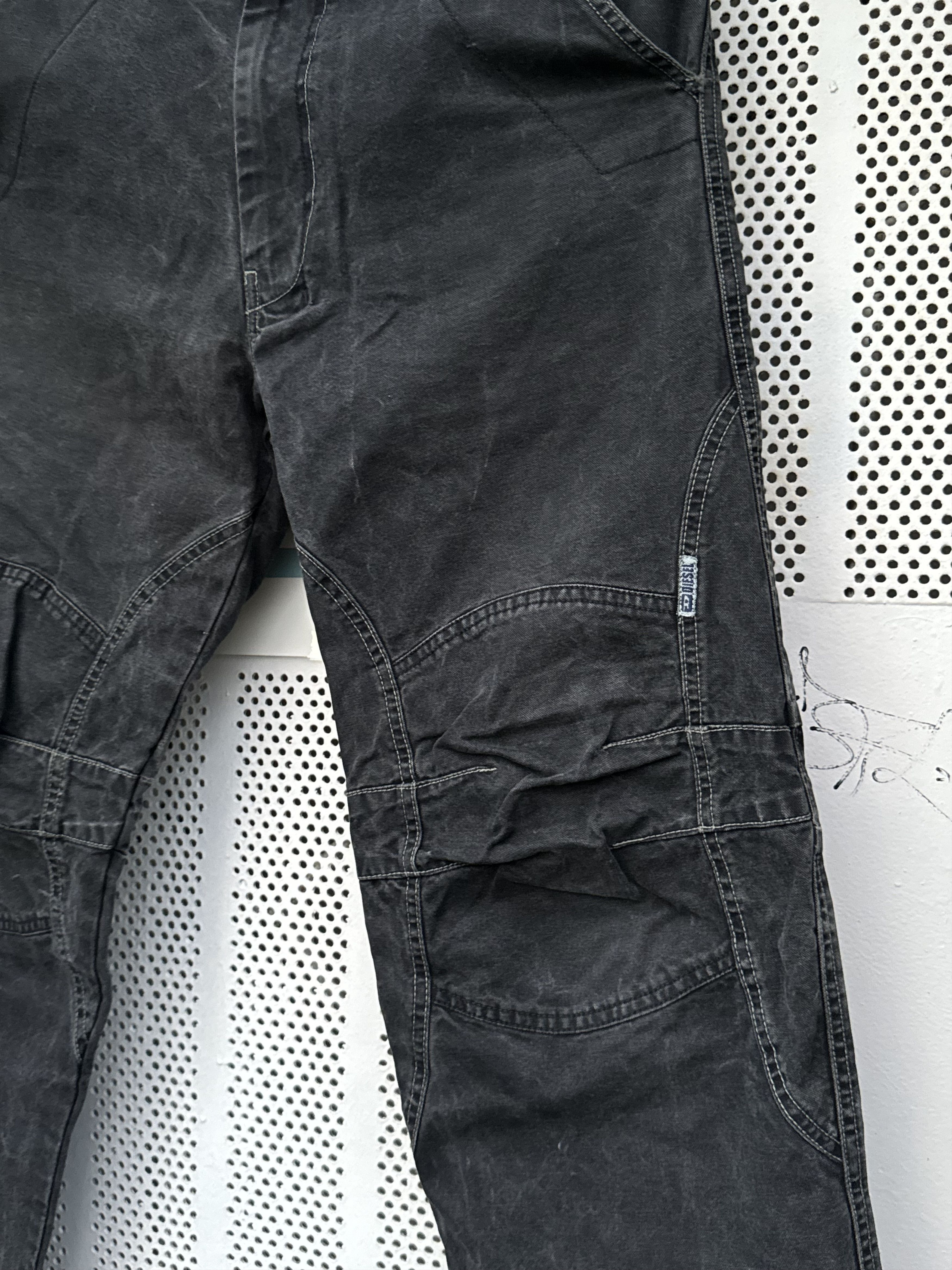 Diesel × Vintage Vintage Diesel Baggy Pants Black Size US 28 / EU 44 - 2 Thumbnail