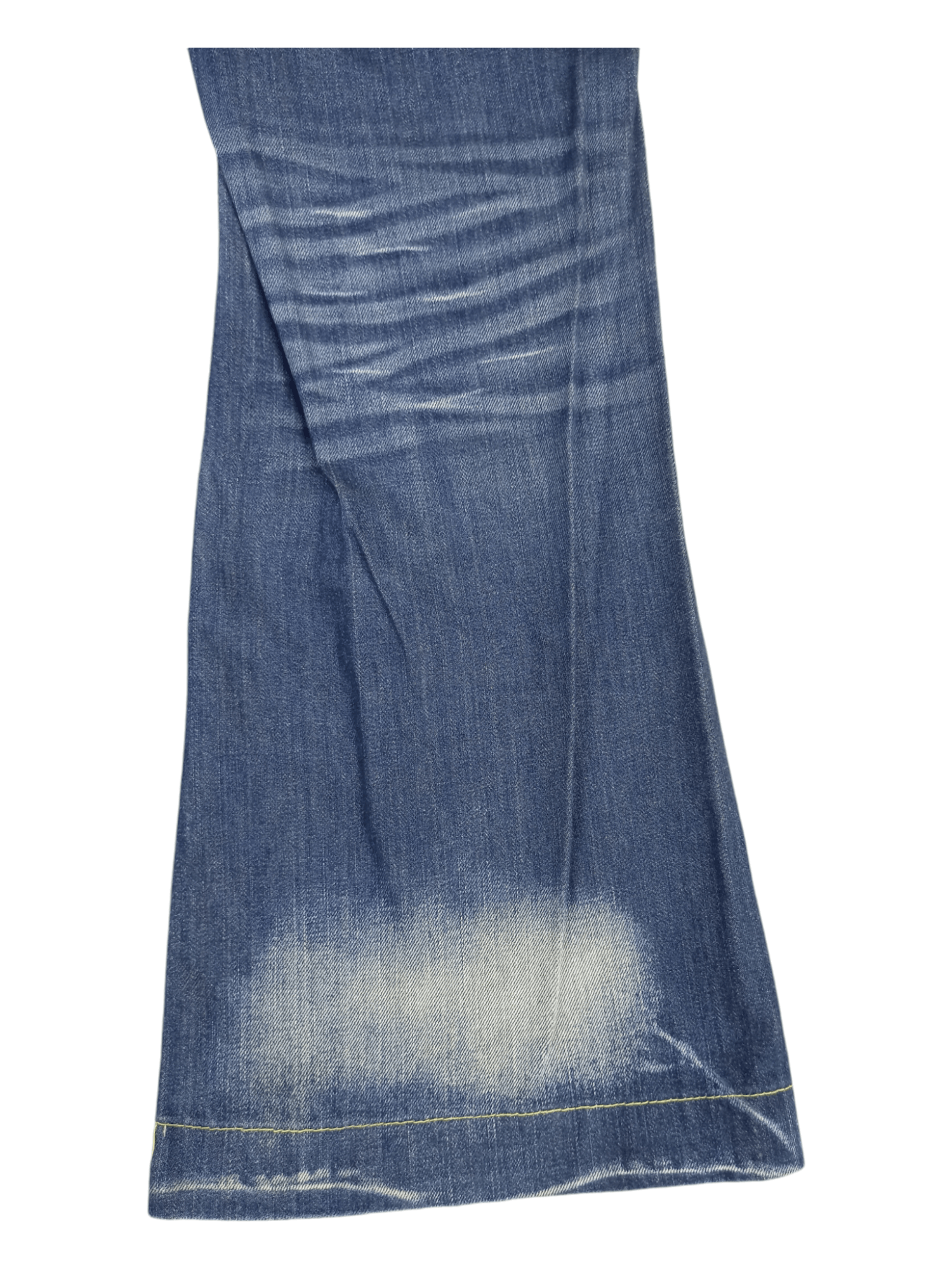 Japanese Brand Anna Kerry Low Rise Mud Max Super Flare Jeans Size US 27 - 13 Thumbnail