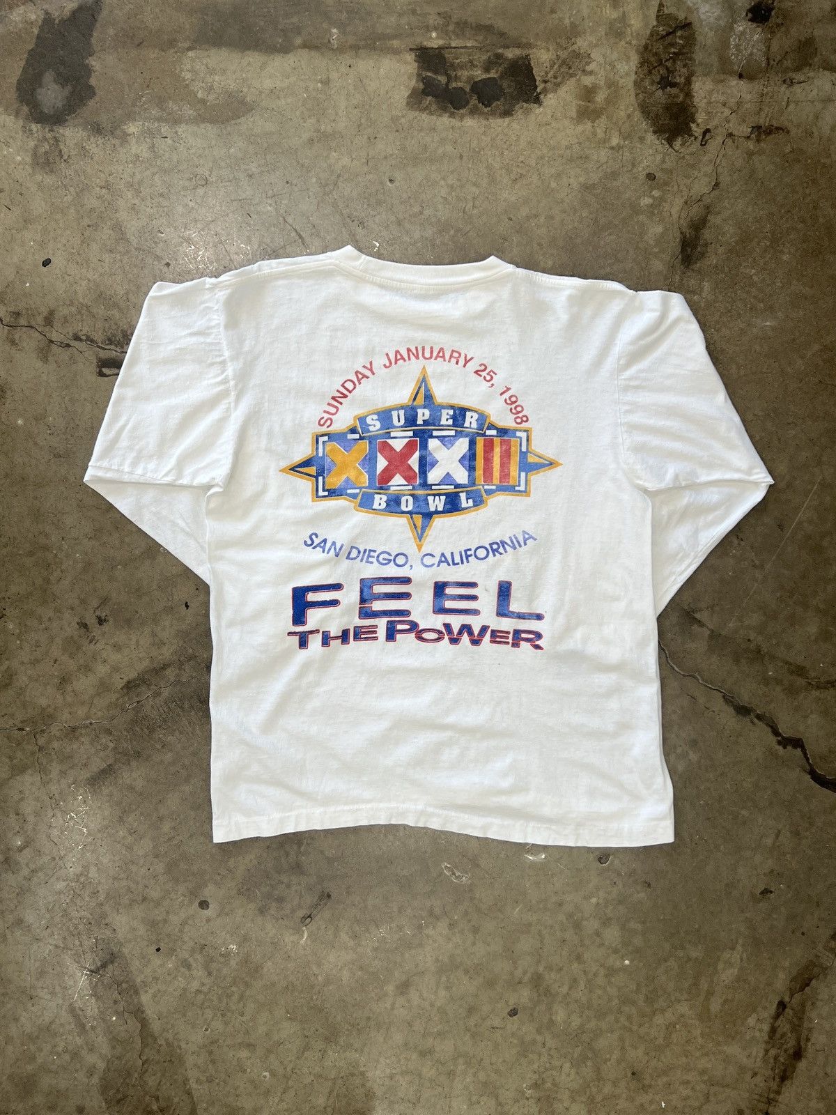 NFL Vintage Super Bowl XXXII Green Packers Denver Broncos Tee XL Size US XL / EU 56 / 4 - 5 Thumbnail
