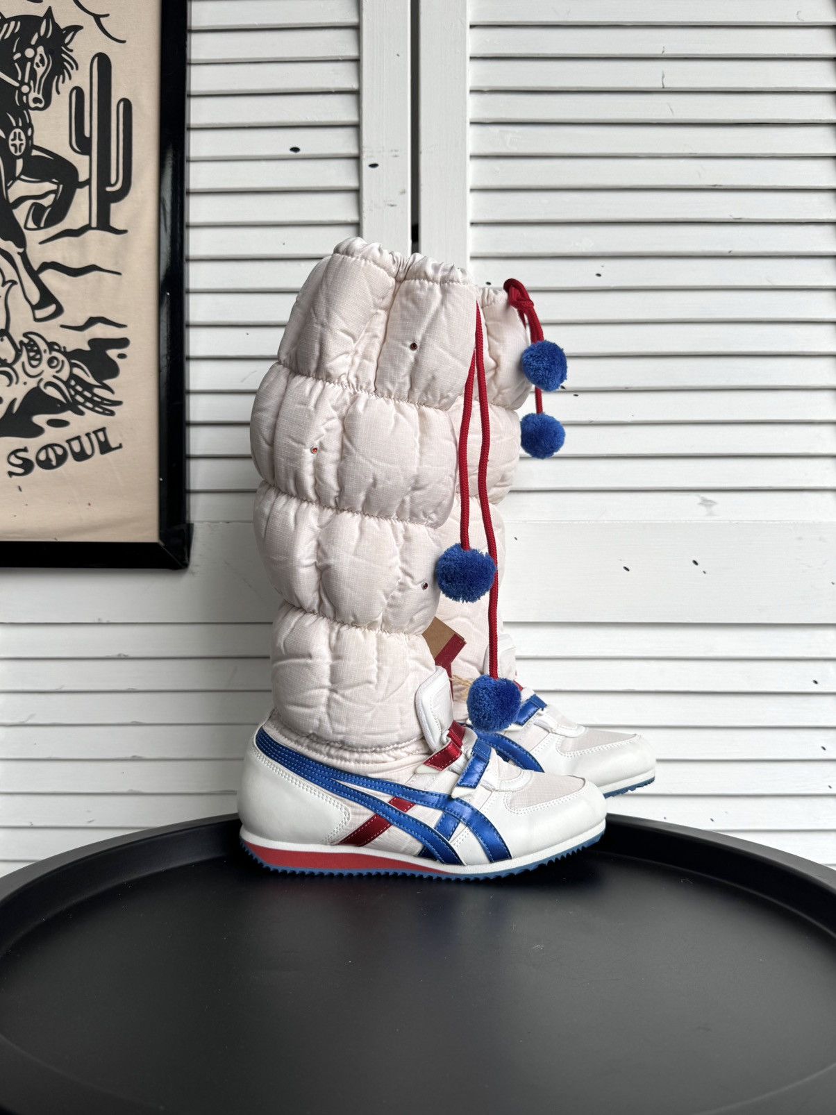 Asics Vintage ASICS Onitsuka Tiger Fur Snow Ski Boots High Y2K Size US 4 / IT 34 - 3 Thumbnail