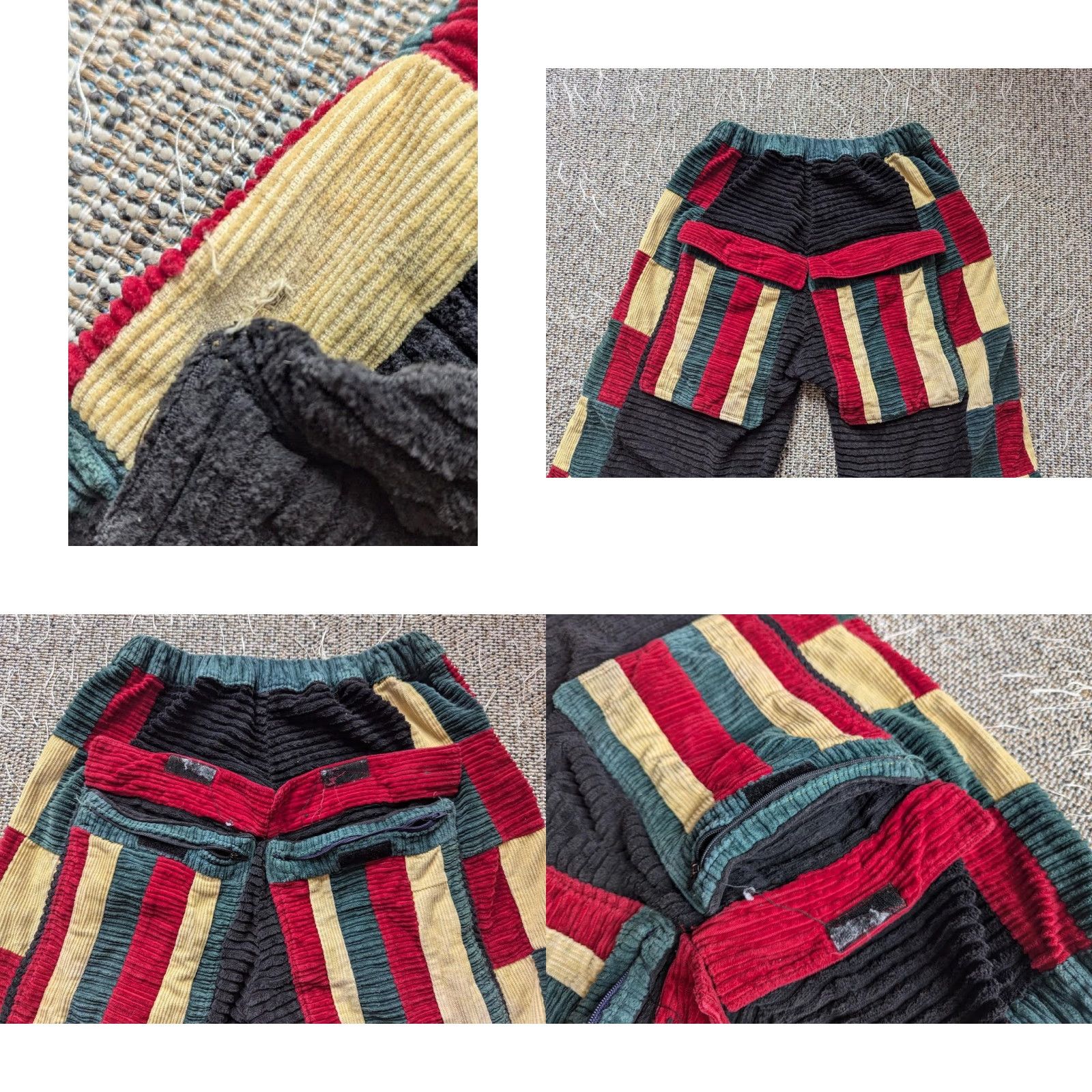 JNCO VINTAGE thick corduroy SKATE baggy shorts 34 rasta WIDE jnco coogi HIP HOP Size US 34 / EU 50 - 8 Thumbnail