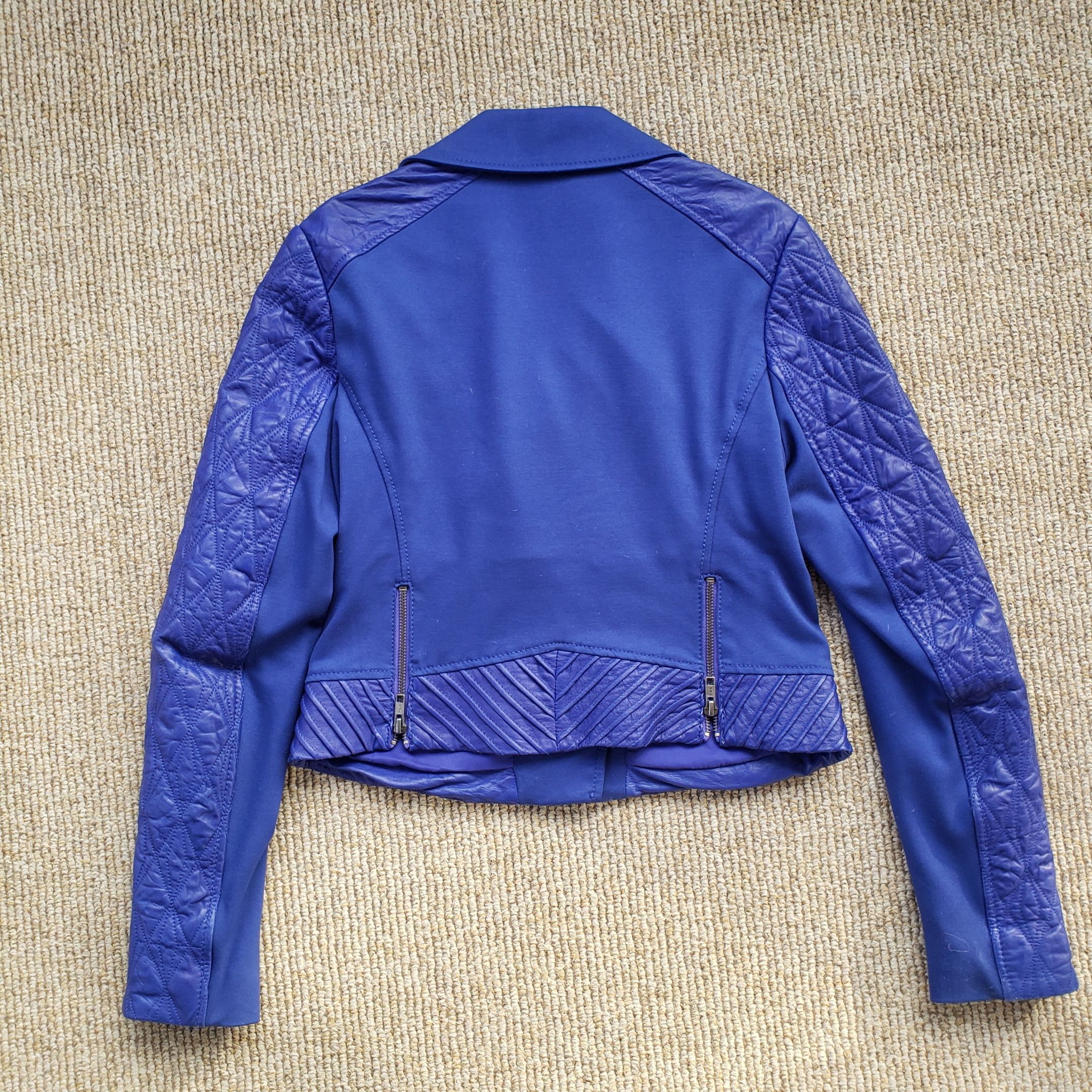 Other Catherine Malandrino Yellow Label Motorcycle Jacket Size L / US 10 / IT 46 - 13 Thumbnail