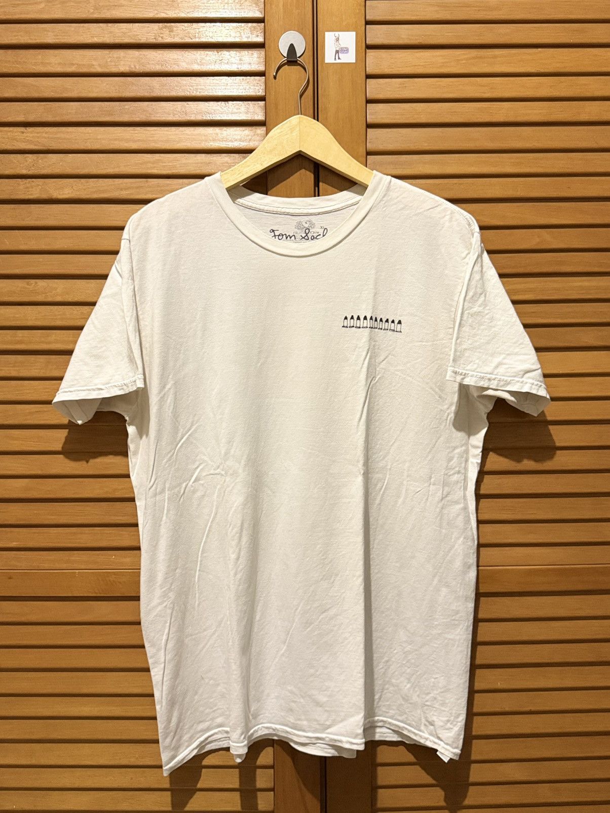 Tom Sachs Tom Sachs “IT WON’T FAIL BECAUSE OF ME” Tee White Size US XL / EU 56 / 4 - 1 Thumbnail