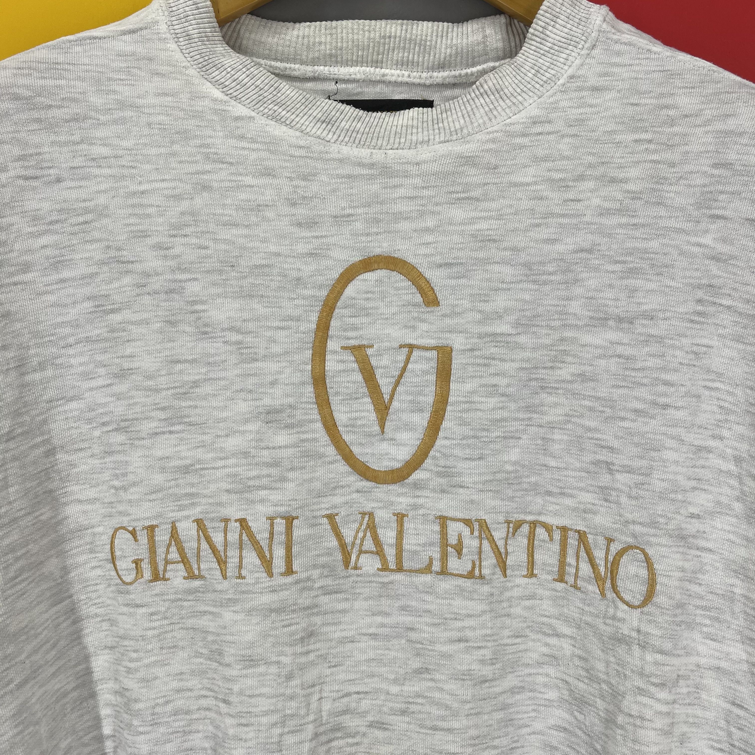 Gianni Valentino Vintage GIANNI VALENTINO Crew Neck Sweatshirt #1325/AT Size US M / EU 48-50 / 2 - 2 Thumbnail