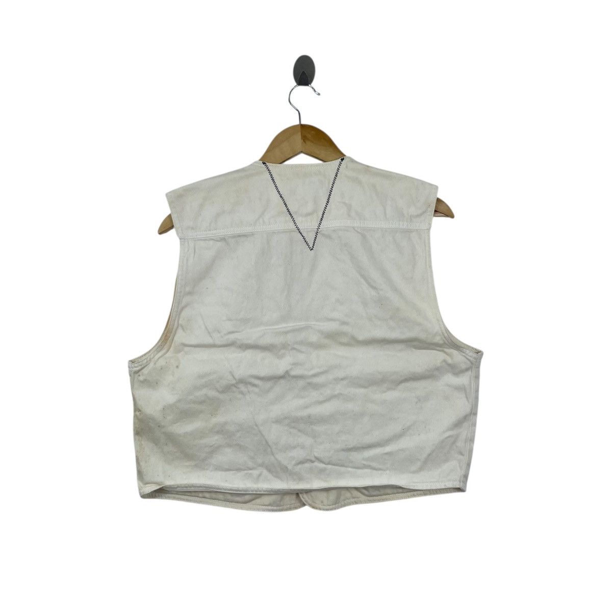 Japanese Brand Vintage Gin Washi Japan Workwear Tactical Cotton Vest Size US L / EU 52-54 / 3 - 4 Thumbnail