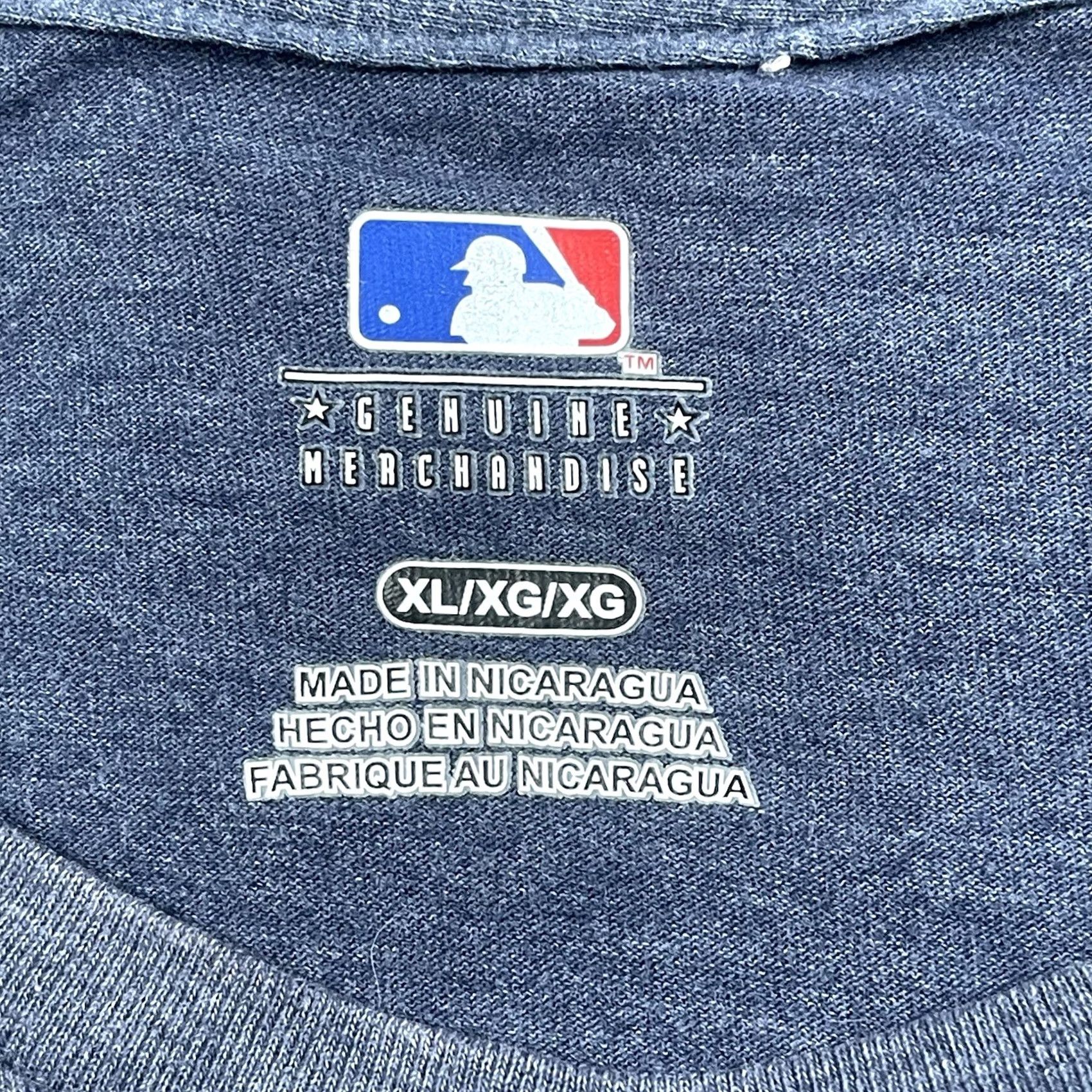 MLB MLB NY Yankees T-Shirt Mens XL Extra Large Gray CrewNeck Short Sleeve Size US XL / EU 56 / 4 - 7 Thumbnail