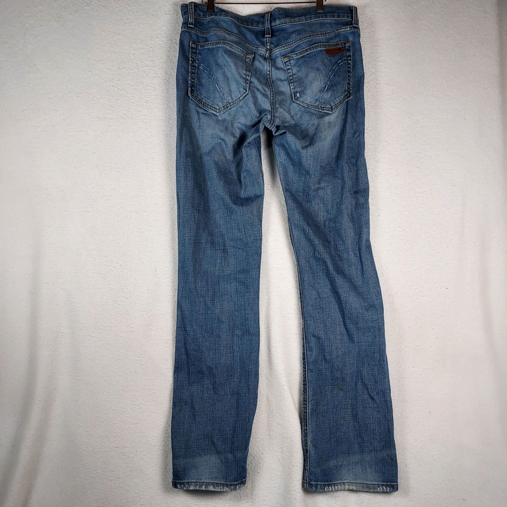 Vintage VINTAGE? No. Joe’s Jeans Mens Size 34 Rocker Fit Light Wash Distressed Stretch Denim Shirt? Size US 34 / EU 50 - 2 Thumbnail