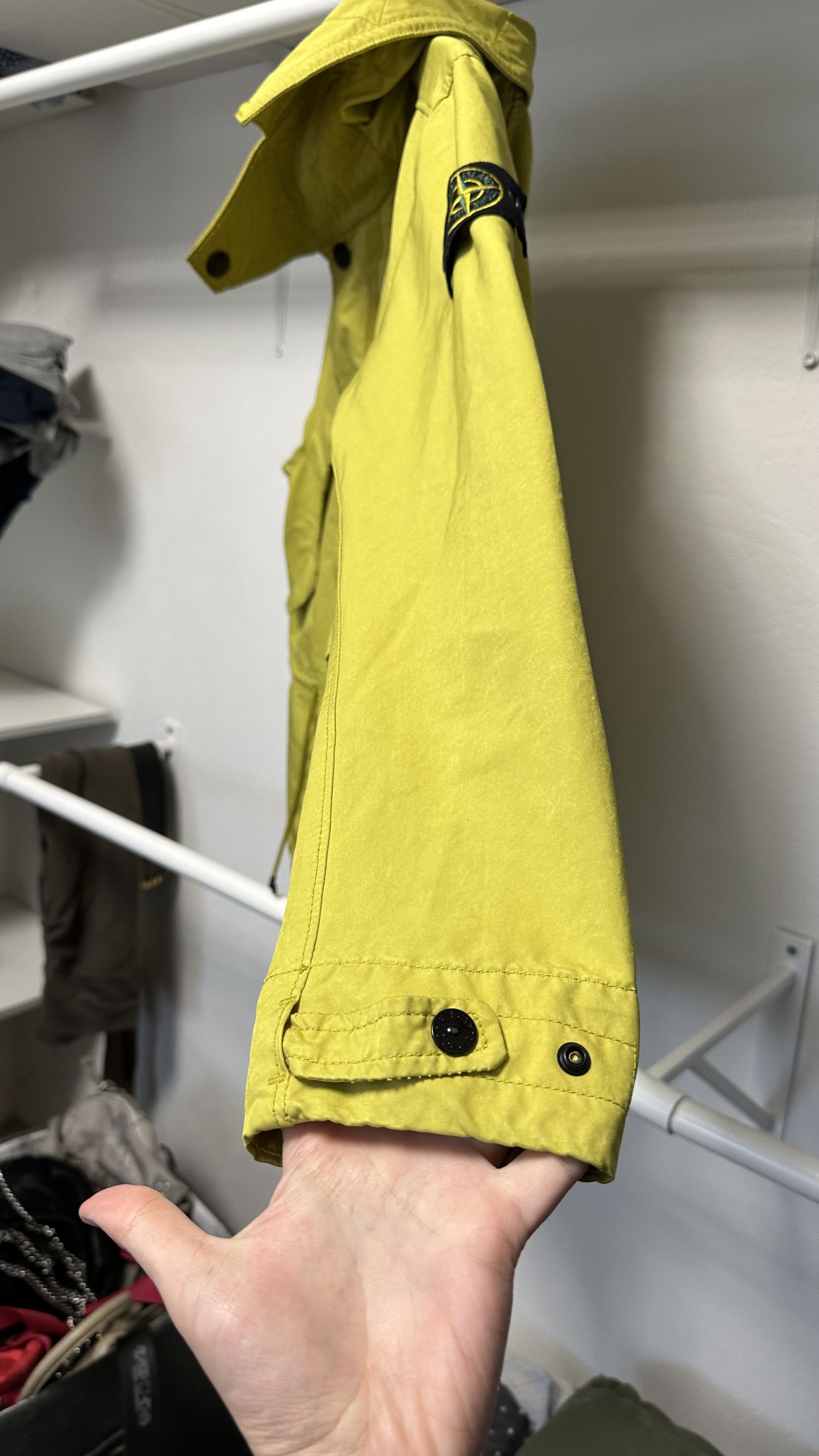 Stone Island Stone Island Yellow David TC Garment Dyed Parka Jacket Size US S / EU 44-46 / 1 - 8 Thumbnail