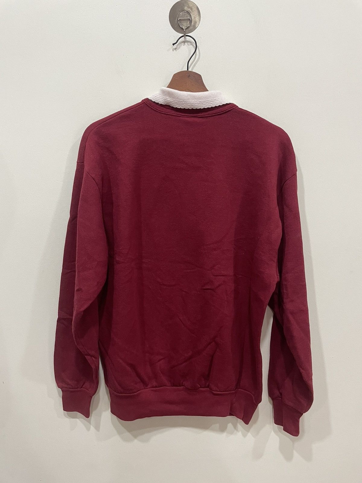 Vintage 90s Morning Sun Collar Neck Sweatshirts Size US M / EU 48-50 / 2 - 2 Thumbnail