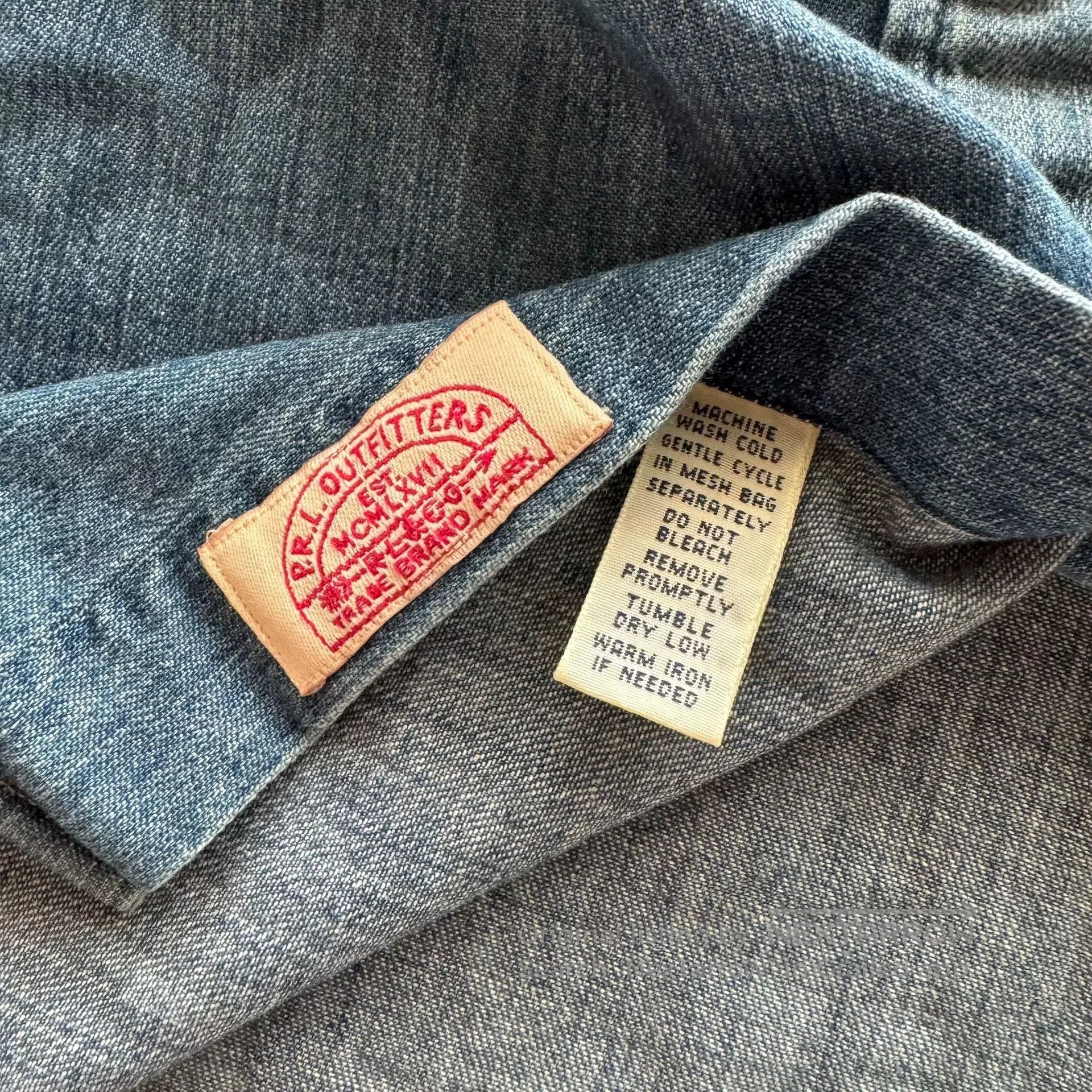 Polo Ralph Lauren Ralph Lauren Southwest Patchwork Denim Shirt. Size US L / EU 52-54 / 3 - 6 Thumbnail