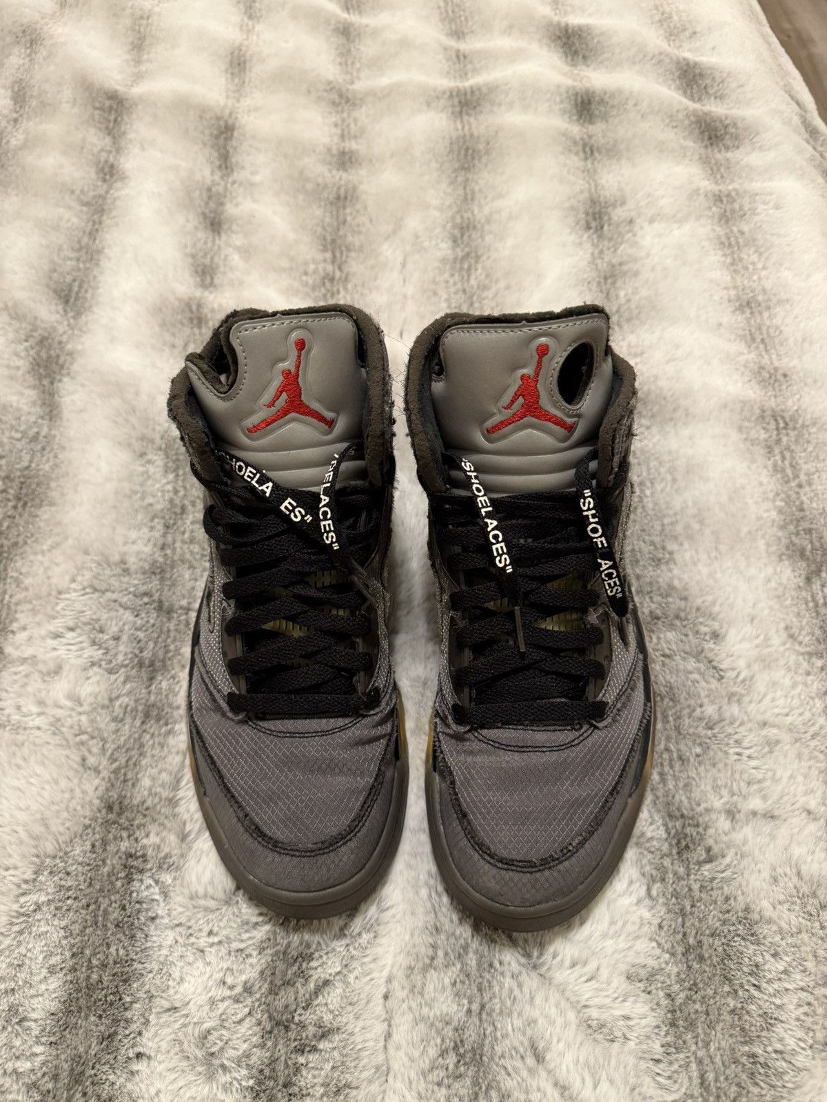 Jordan Brand × Off-White Off-White x Air Jordan 5 Retro SP ‘Muslin’ Size US 10 / EU 43 - 3 Thumbnail