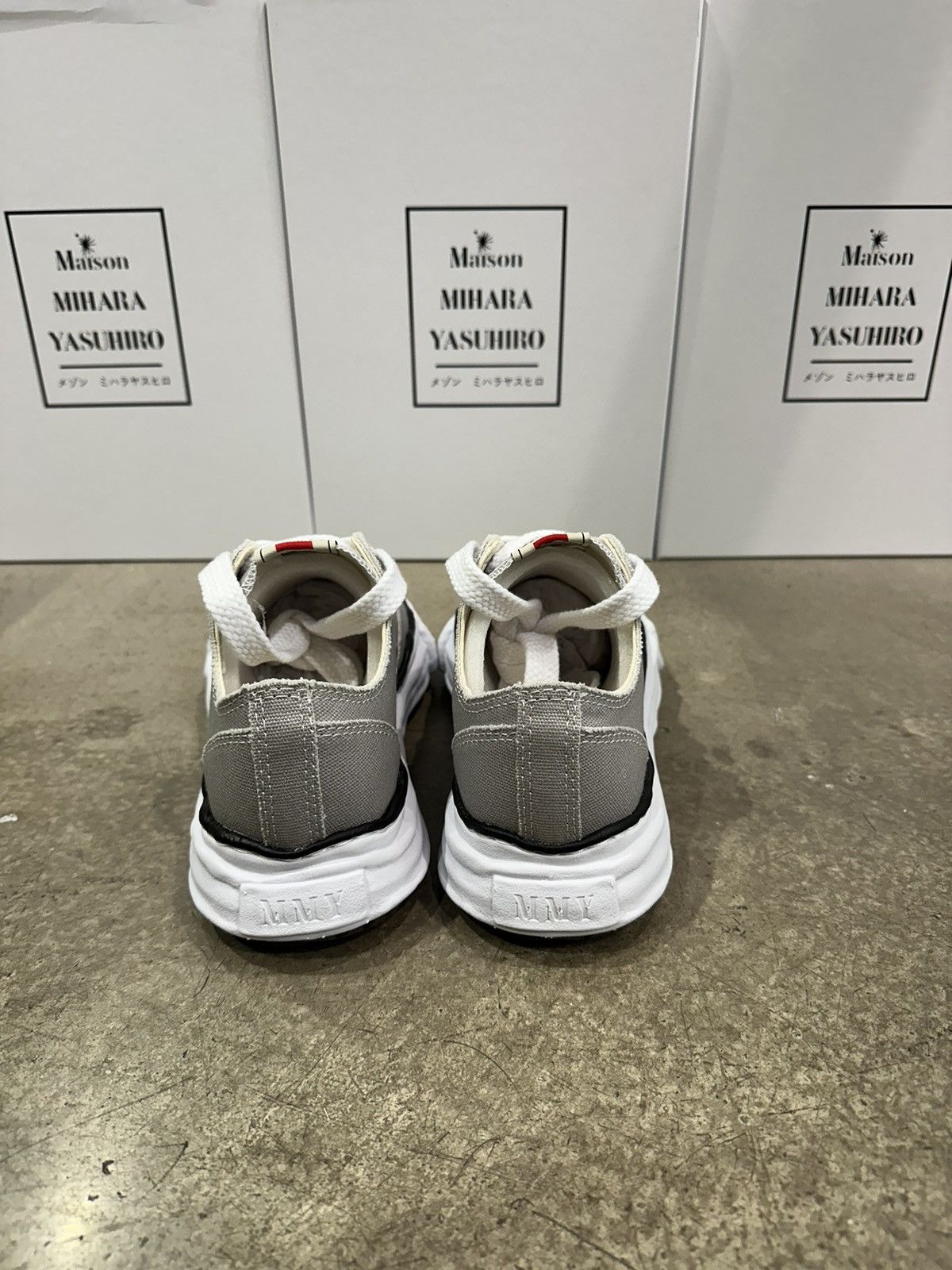Maison MIHARA YASUHIRO MAISON MIHARA YASUHIRO - Peterson Low Grey Sneakers Size US 8 / EU 41 - 4 Thumbnail