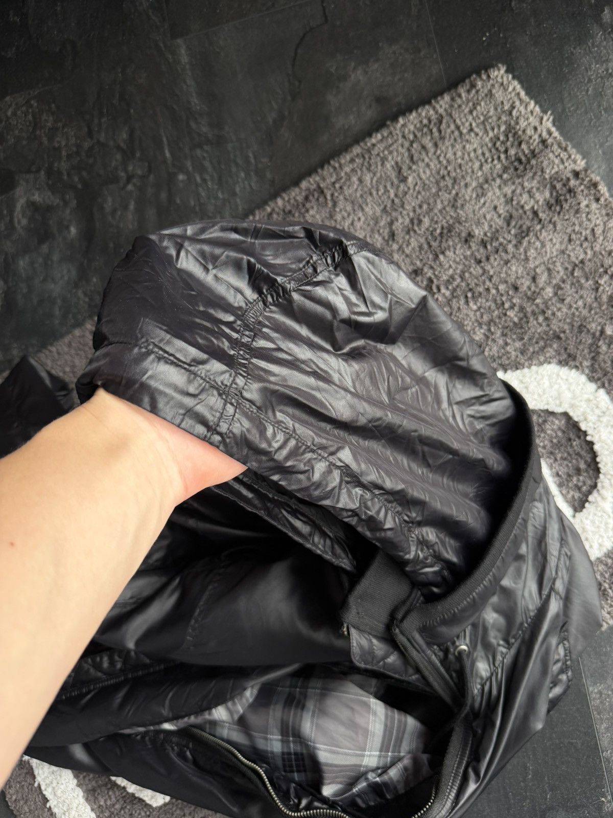 Diesel Diesel Black Nylon Bomber Jacket Y2K Vintage Avant Garde Size US L / EU 52-54 / 3 - 12 Thumbnail