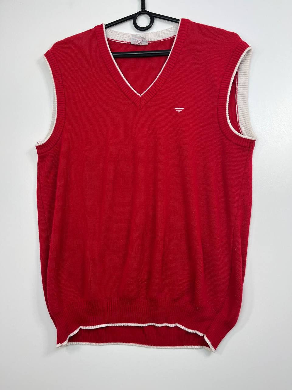 Other Vintage Kleider Bauer Red Neck Knit Sweater Vest Size XL Size US L / EU 52-54 / 3 - 1 Thumbnail