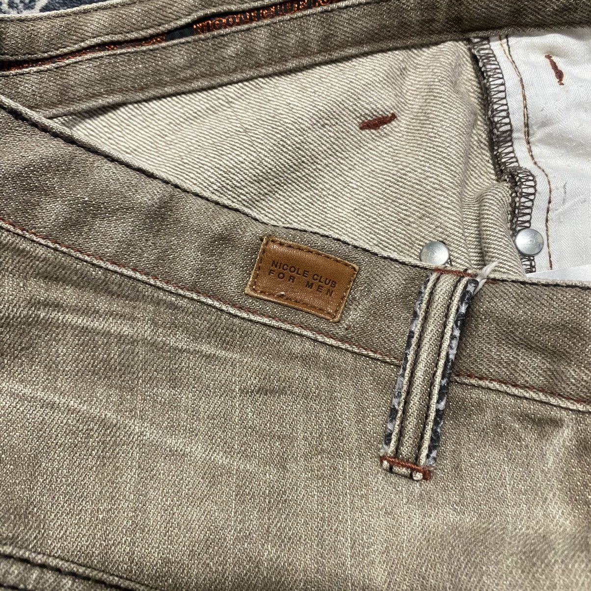 Nicole Club NCFM Fleur Brown Denim Flare Jeans Snake skin Size US 33 - 20 Thumbnail