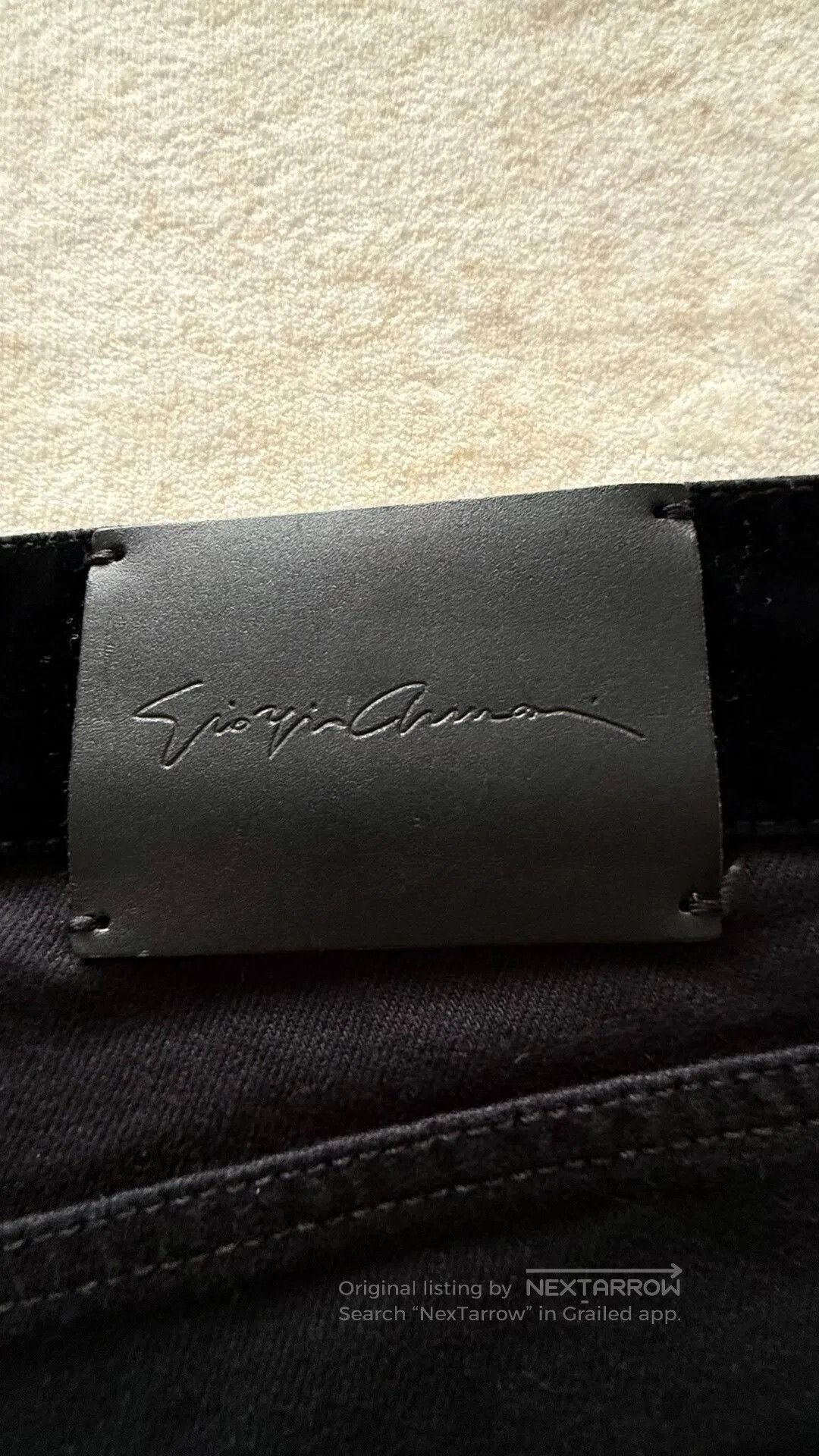Giorgio Armani Giorgio Armani Exclusive Edition Black Jeans. Size US 32 / EU 48 - 7 Thumbnail