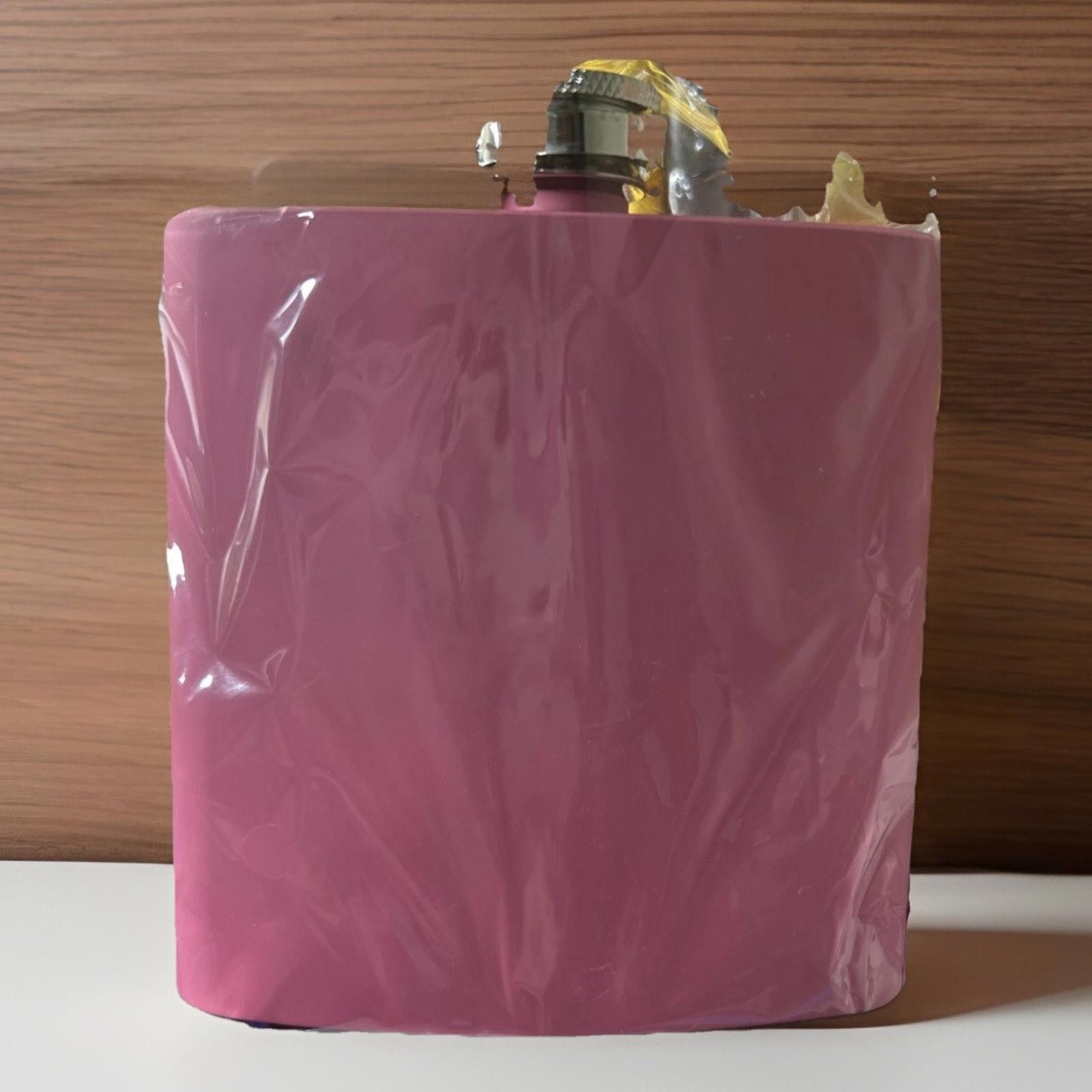 Designer PINK FLASK SET & 2 Glass Shot Glasses And Corkscrew GIFT BOX Size ONE SIZE - 1 Thumbnail