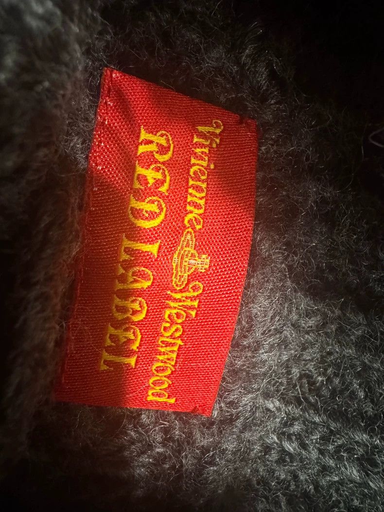 Vivienne Westwood Vivienne Westwood Autumn and winter grey knit woolen shawl Size ONE SIZE - 3 Thumbnail