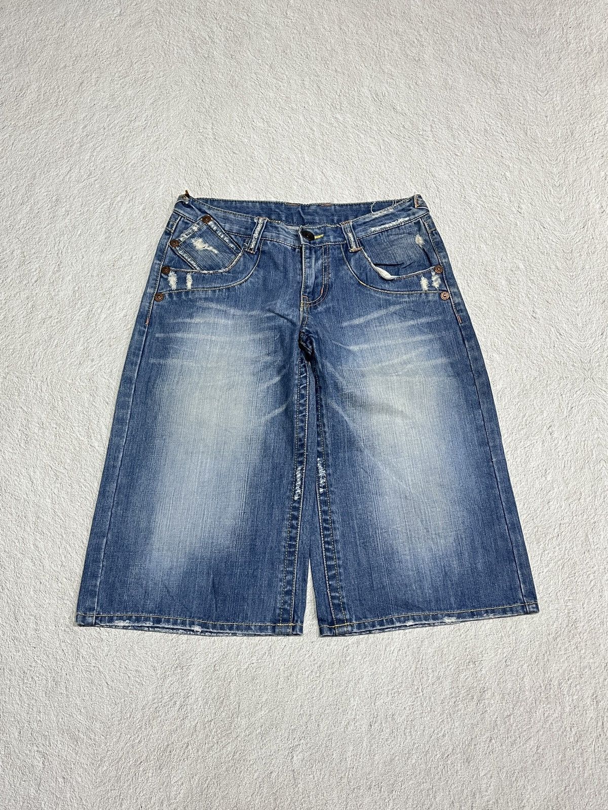 Hysteric Glamour Unknown - Supe Washed 3D Pocket Jorts Pants Size US 30 / EU 46 - 3 Thumbnail