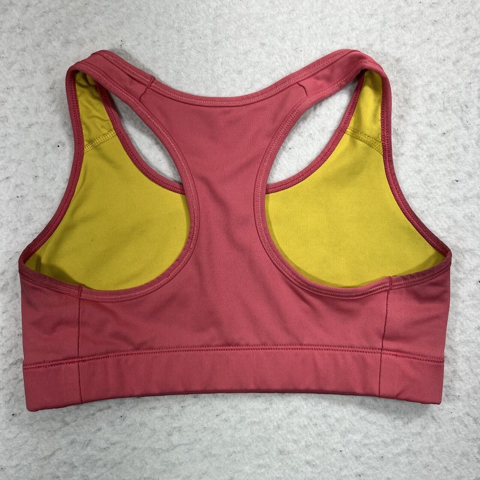 Nike Nike Livestrong Pink Yellow Athletic Racerback Sports Bra Size ONE SIZE - 7 Thumbnail